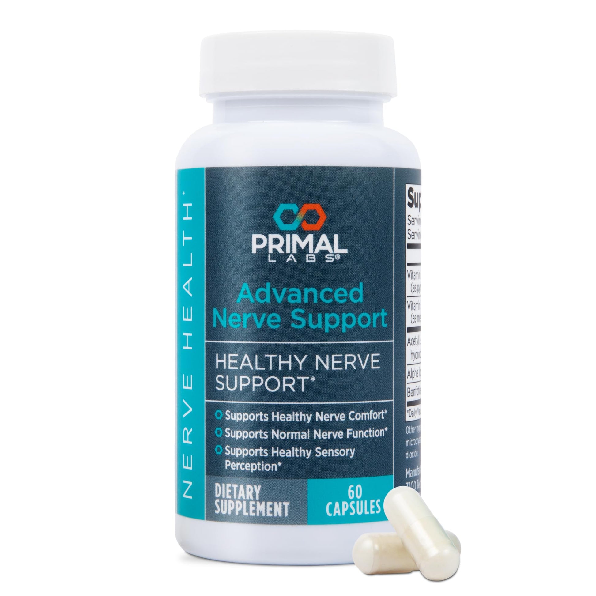 Primal Labs Nerve Support Capsule 60 Count