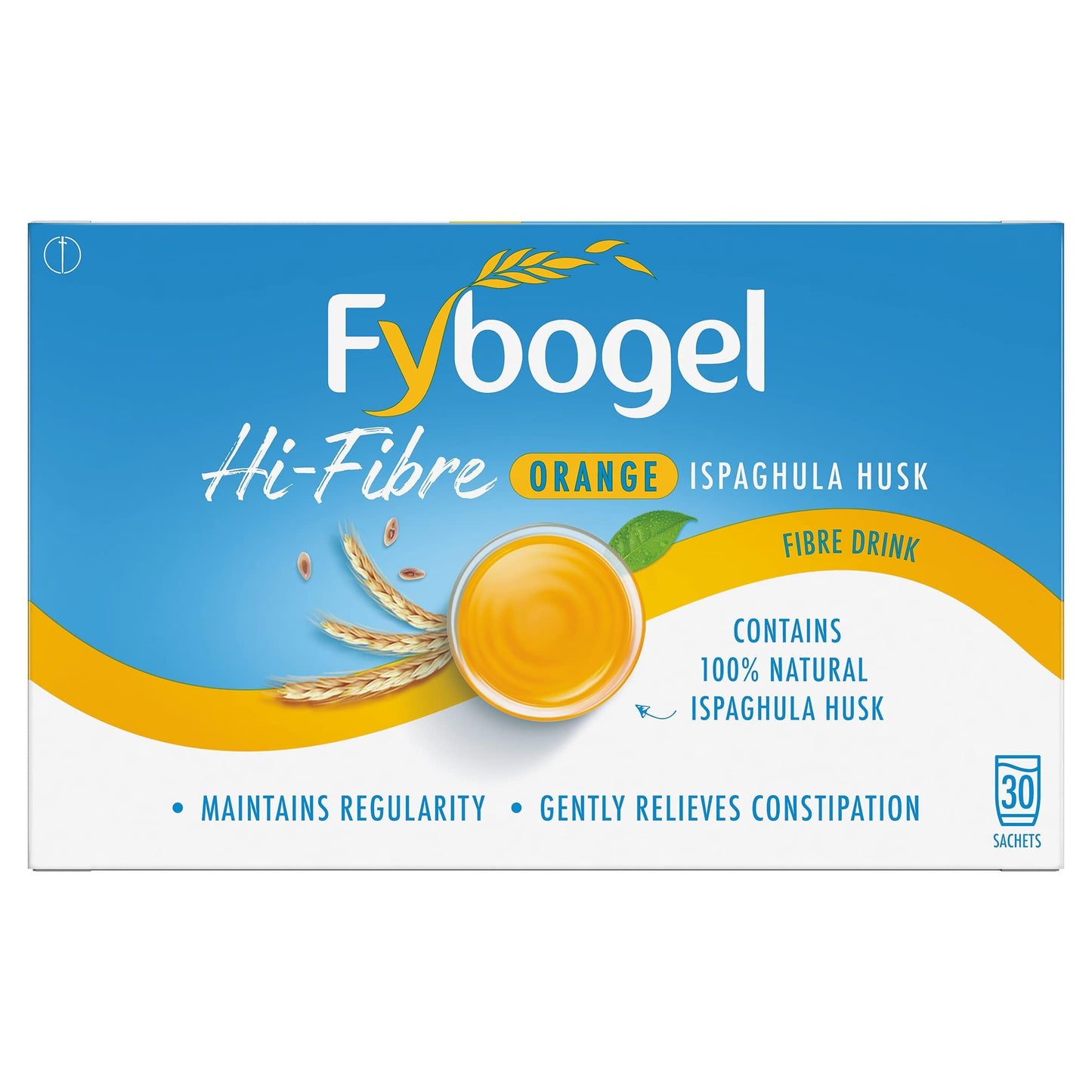 Fybogel Hi Fibre Sachets Orange Flavour Powder 30 Count