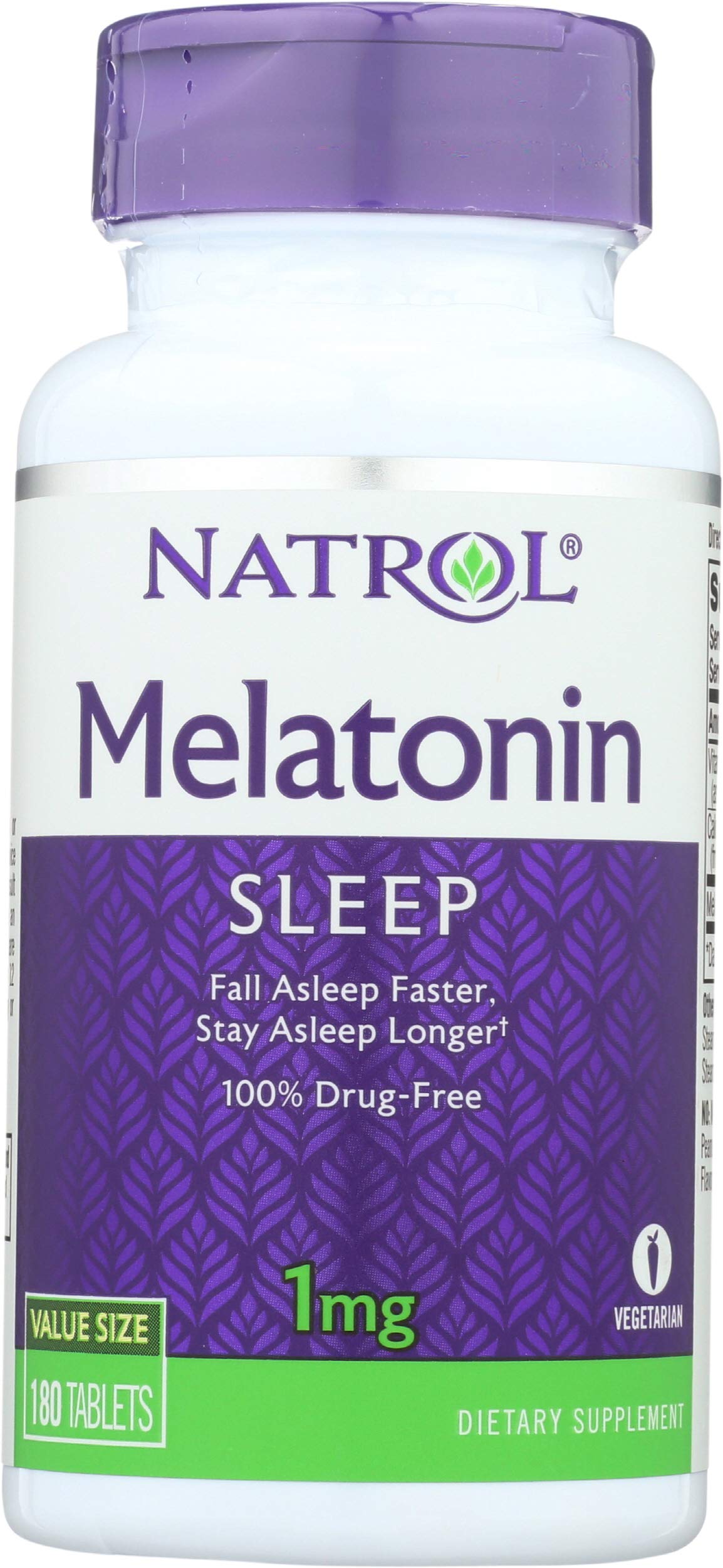 Natrol Melatonin 1 mg Tablets 180