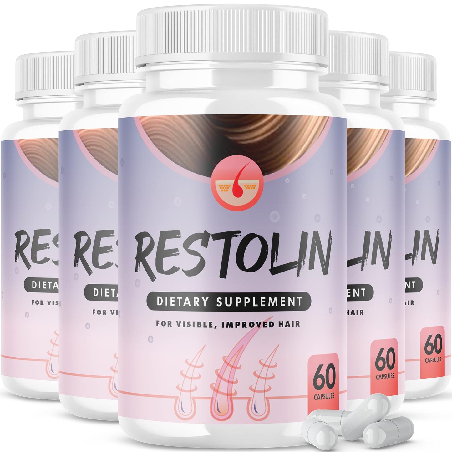 IDEAL PERFORMANCE Restolin Advanced Hair Regrowth Growth Pills Supplement Capsule 300
