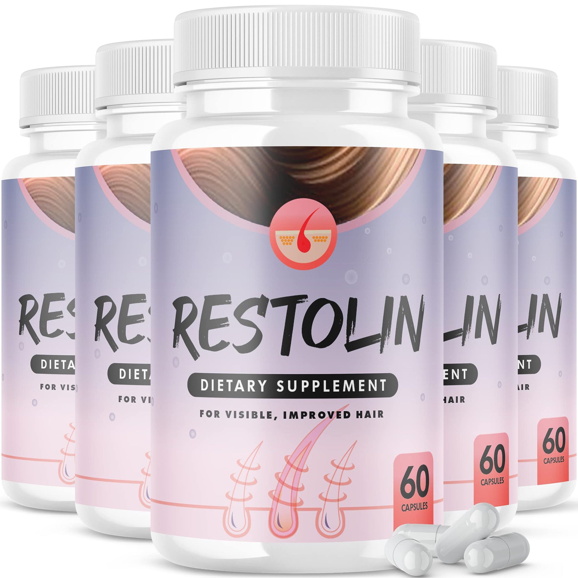 IDEAL PERFORMANCE Restolin Advanced Hair Regrowth Growth Pills Supplement Capsule 300