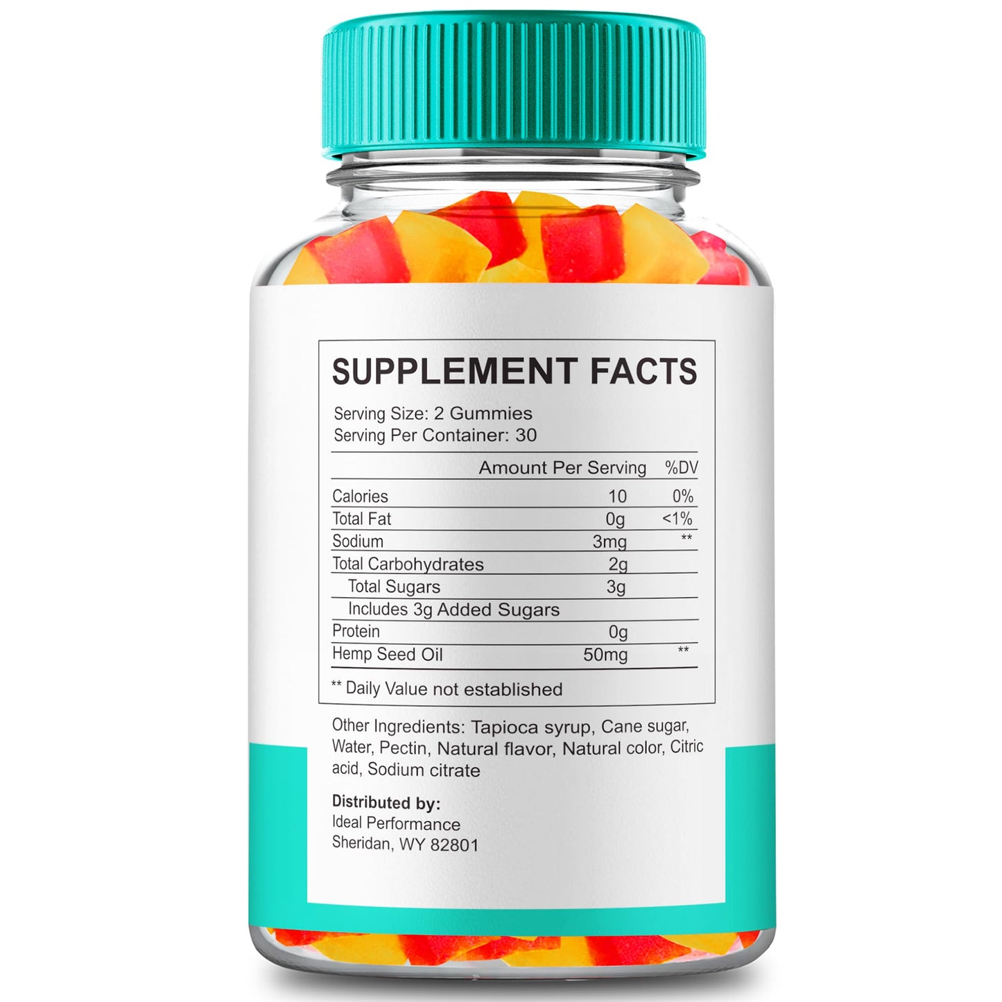 IDEAL PERFORMANCE Harmony Glow Hemp Gummies 120 Gummies