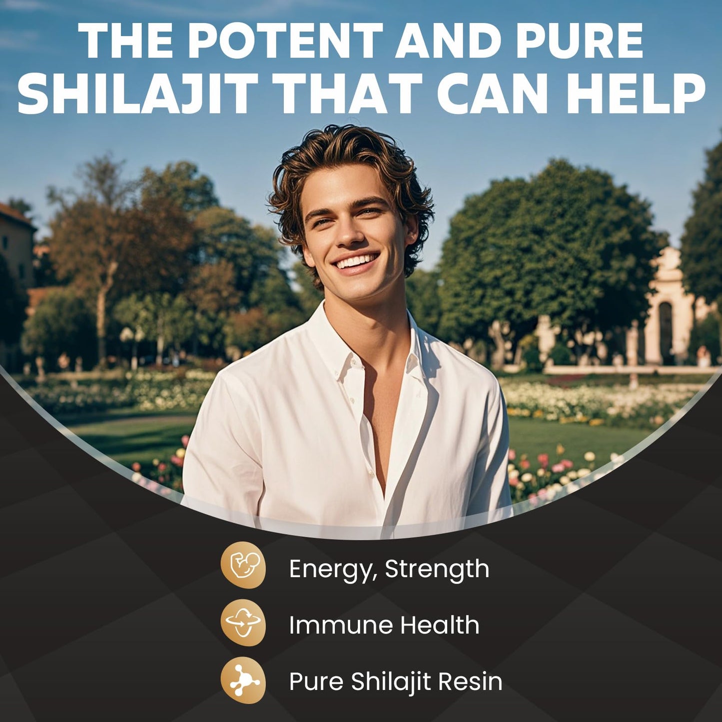 MEGNETA Shilajit Supplement Softgel 100 Softgels