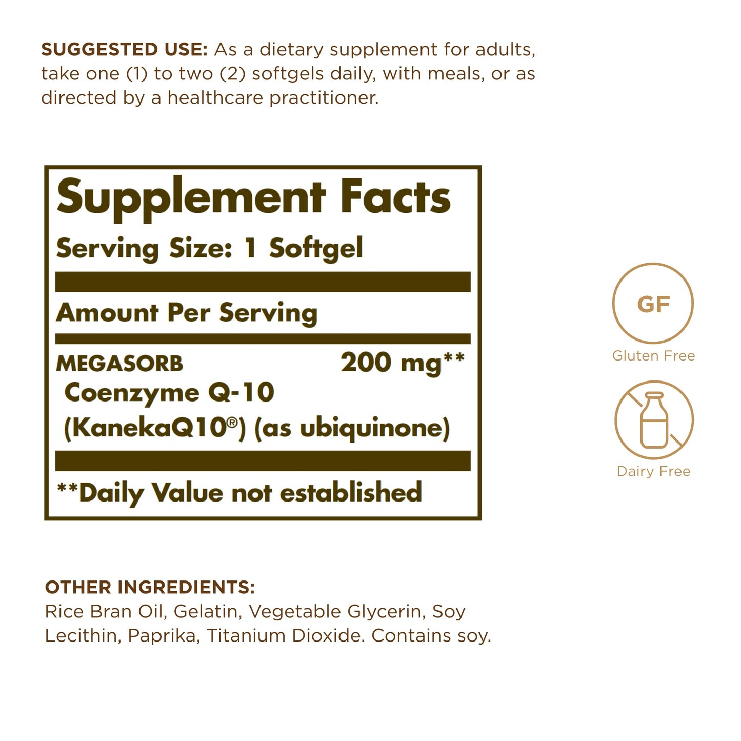 Solgar Megasorb CoQ-10 200 mg Softgel, 30 Softgels