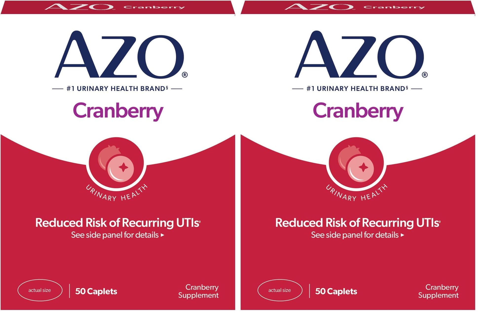 AZO Cranberry Pills for Urinary Tract Health Tablets, 100 Count