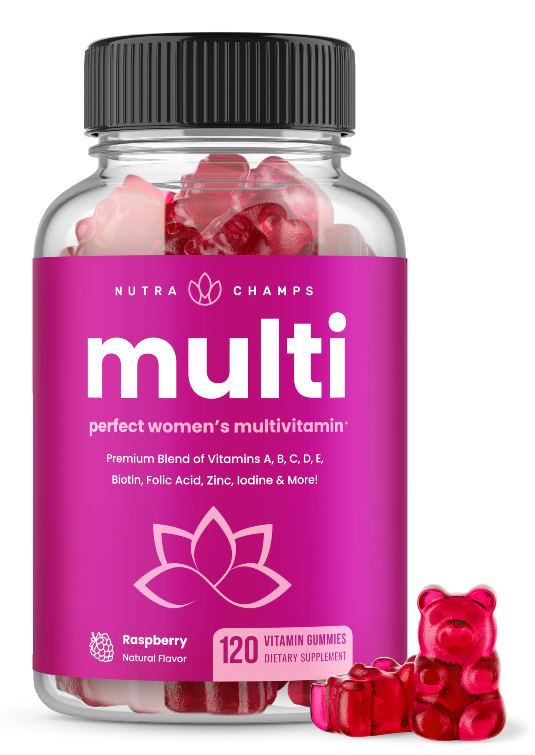 NutraChamps Multivitamin for Women Gummies, 120 Count
