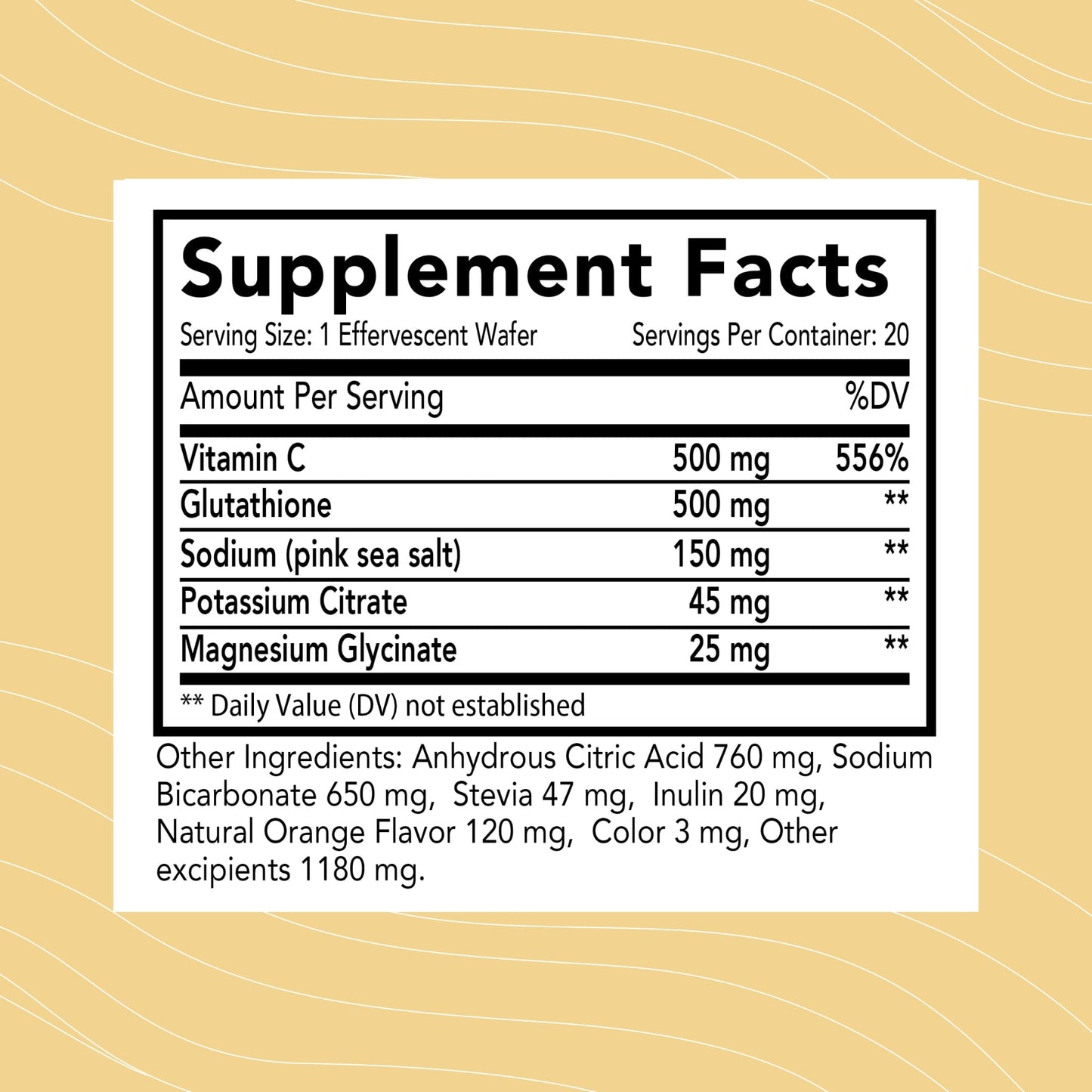 Optimal Health Systems Essential Glutathione 20 Tablets
