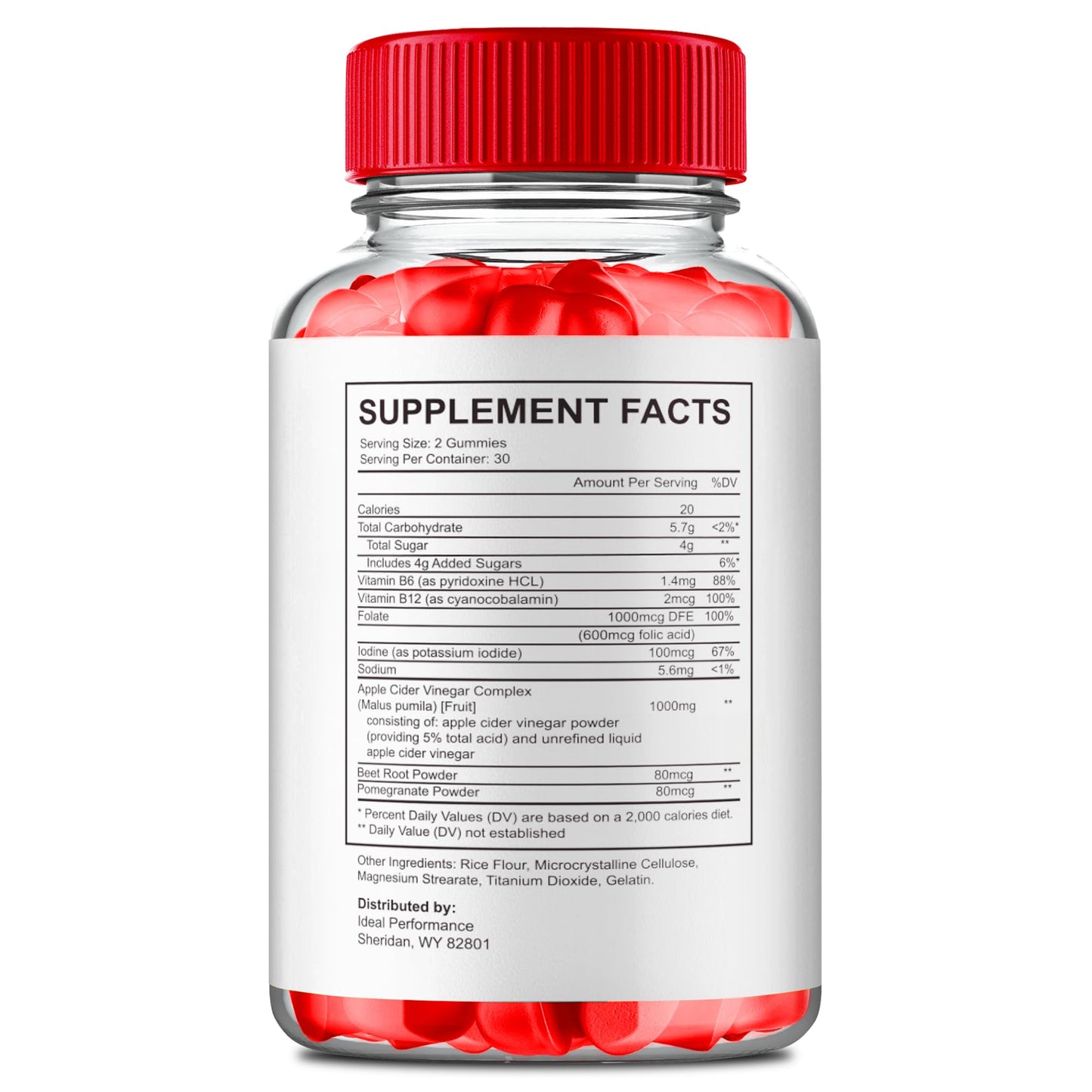 IDEAL PERFORMANCE Valiant Gummies 180 Count