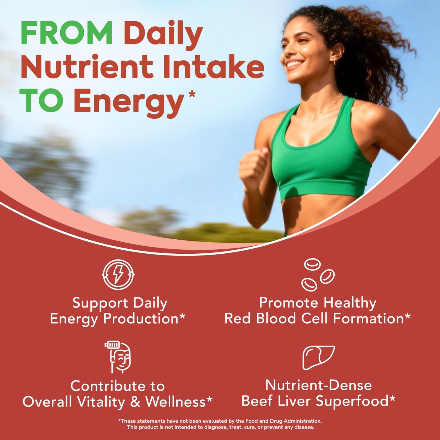 Surebounty Grass-Fed & Pasture-Raised Beef Liver Plus Capsules, 180 Count