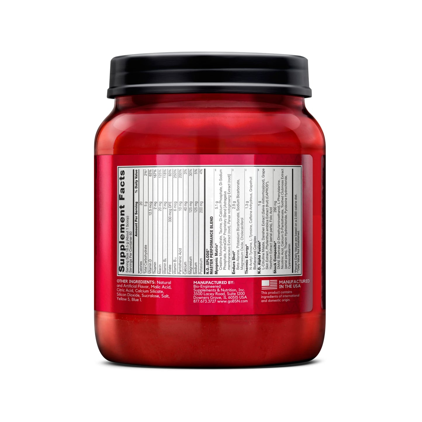 BSN N.O.-XPLODE Pre Workout Powder 2.45 Pound
