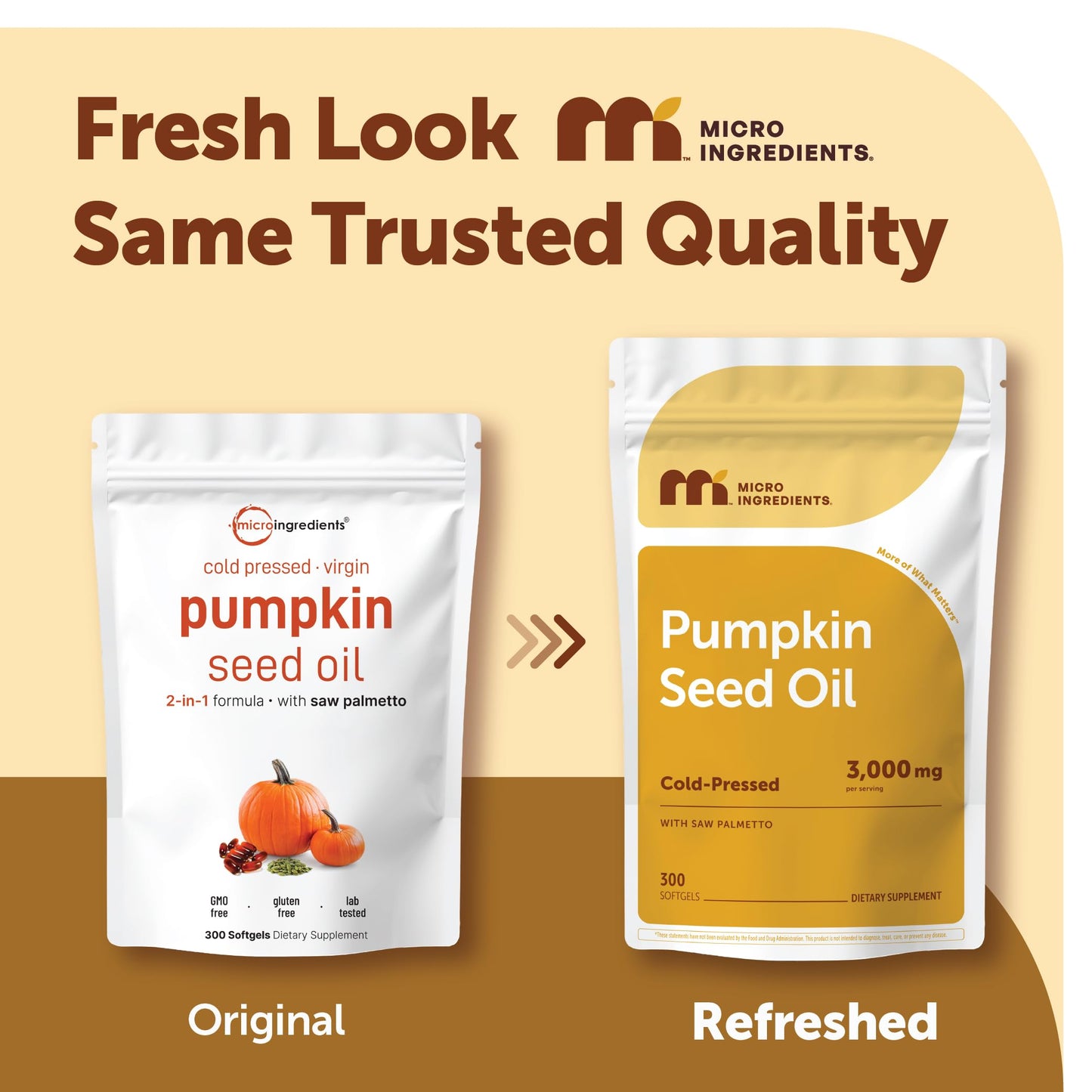 Micro Ingredients Pumpkin Seed Oil with Saw Palmetto Softgels 300
