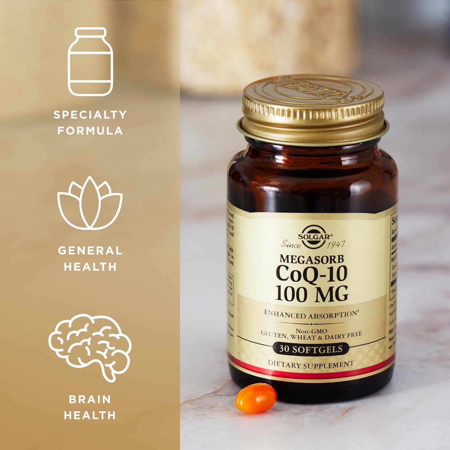 Solgar Megasorb CoQ-10 100 mg Softgels 30
