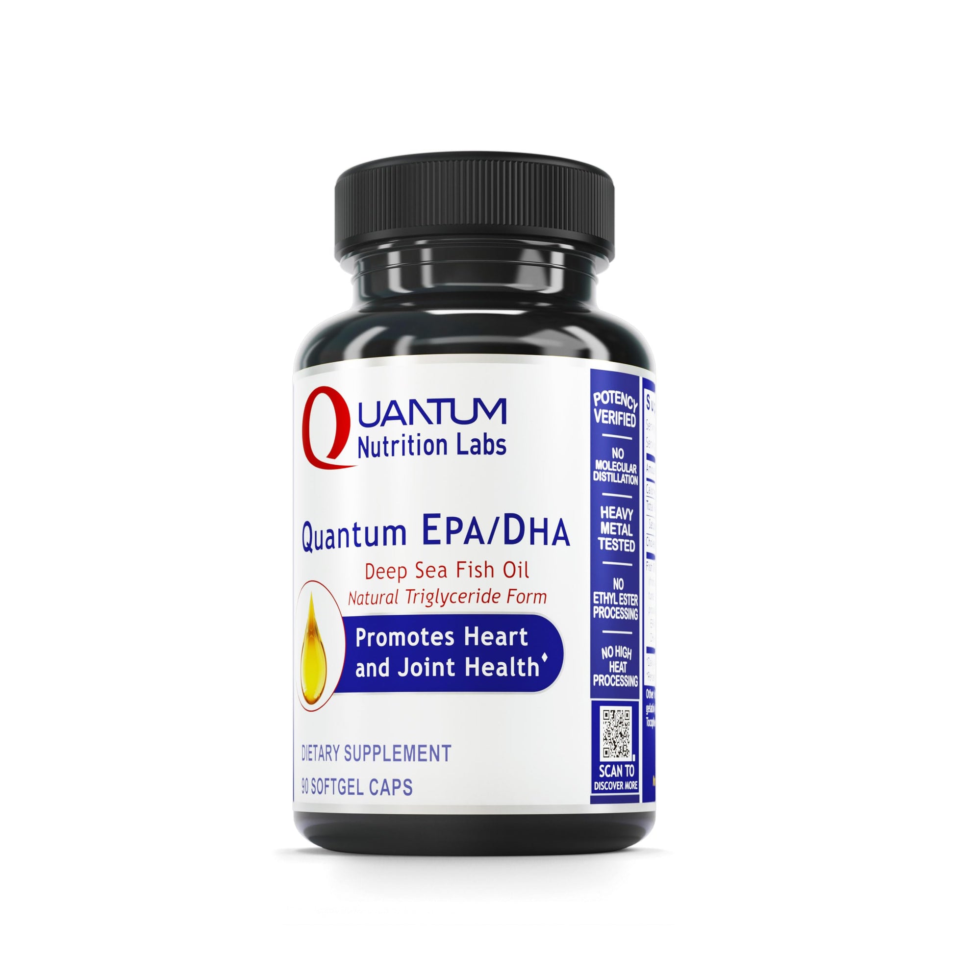 Quantum Nutrition EPA DHA Fish Oil Softgels 90 Softgels