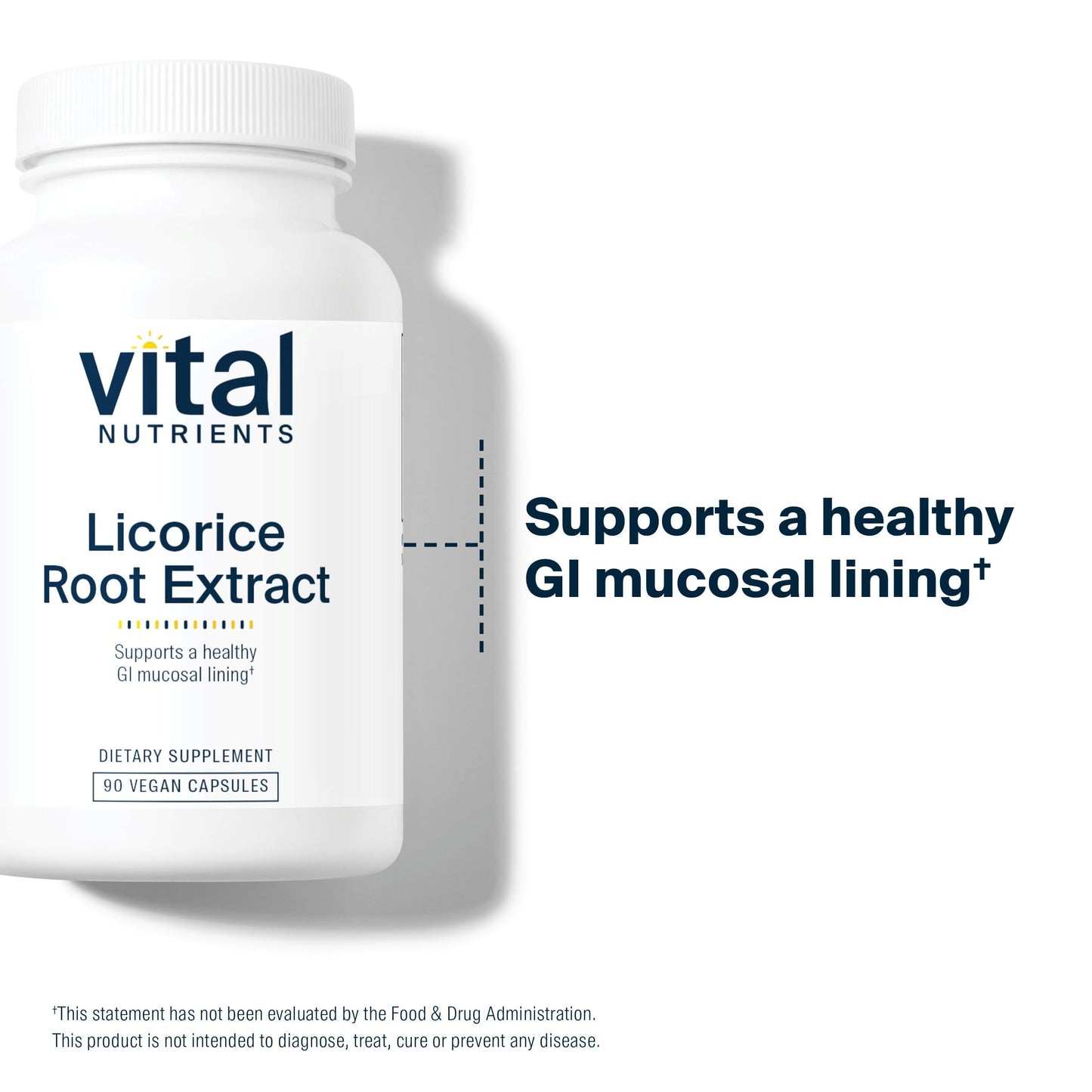 Vital Nutrients Licorice Root Extract Capsules 90 Count