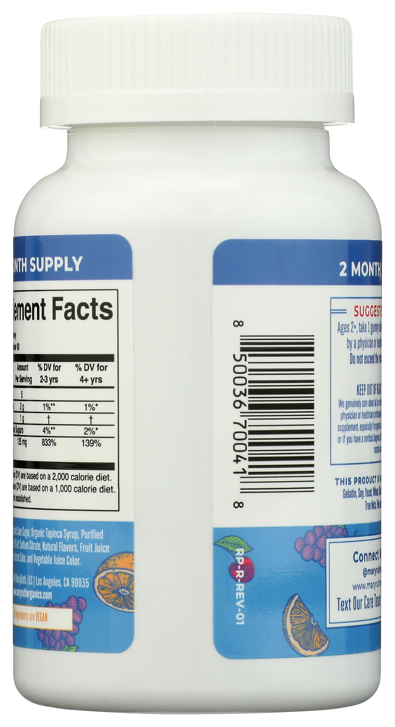 MaryRuth's Vitamin C Gummies, 60 Count