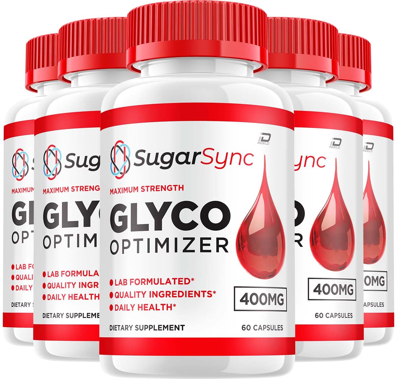Indelo Sugar Sync Capsules 300 Capsules