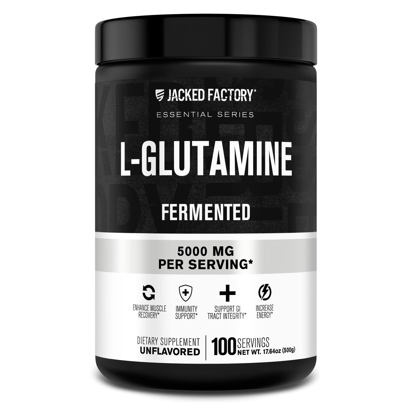 Jacked Factory L-Glutamine Powder 100 Servings