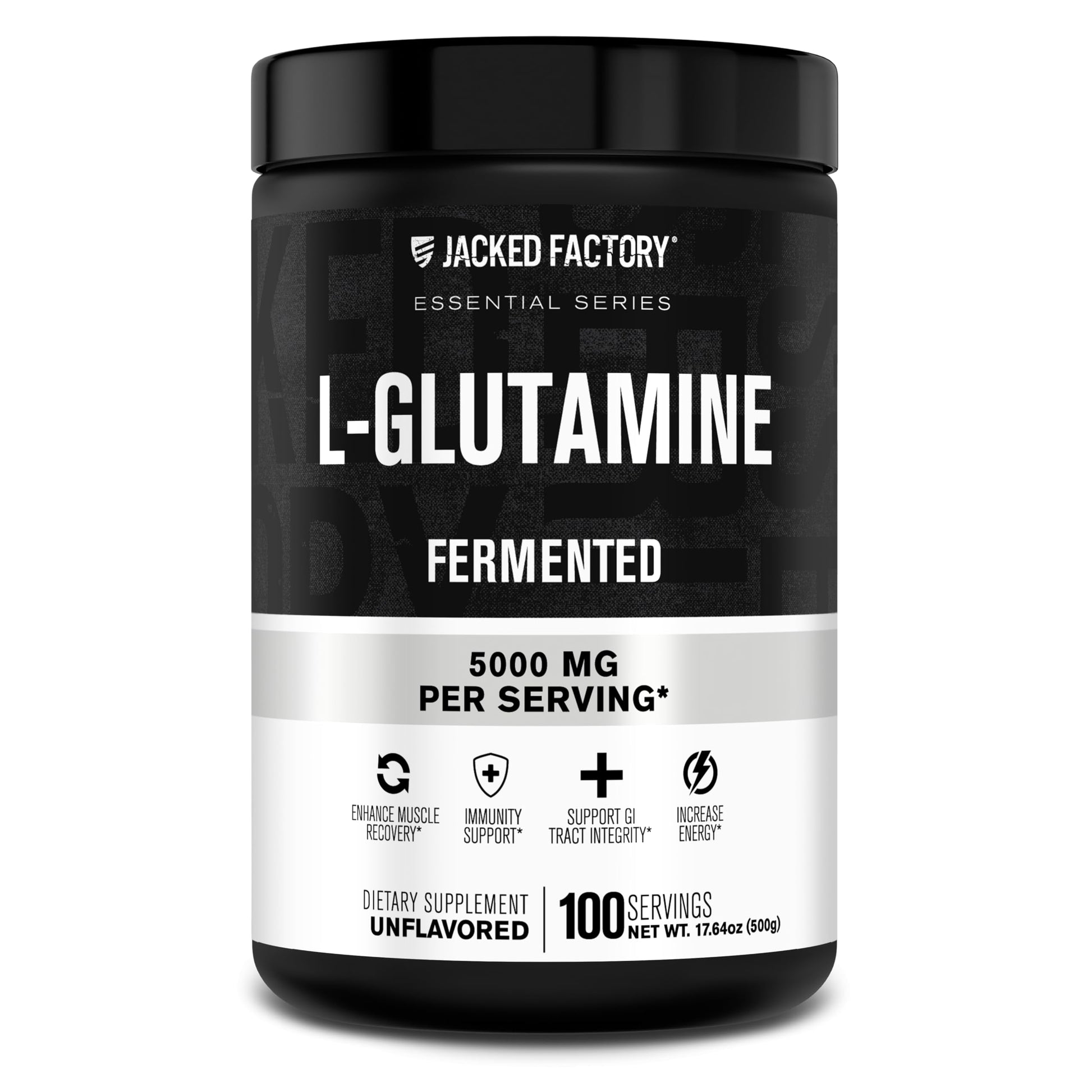 Jacked Factory L-Glutamine Powder 100 Servings