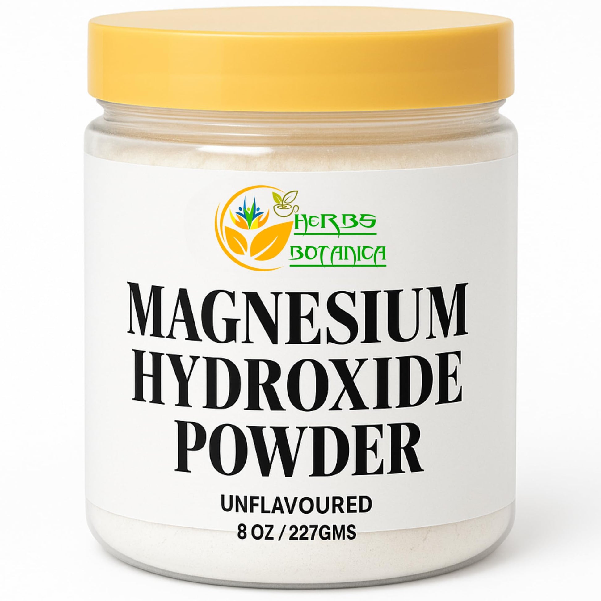 Herbs Botanica Magnesium Hydroxide Powder, 8 oz