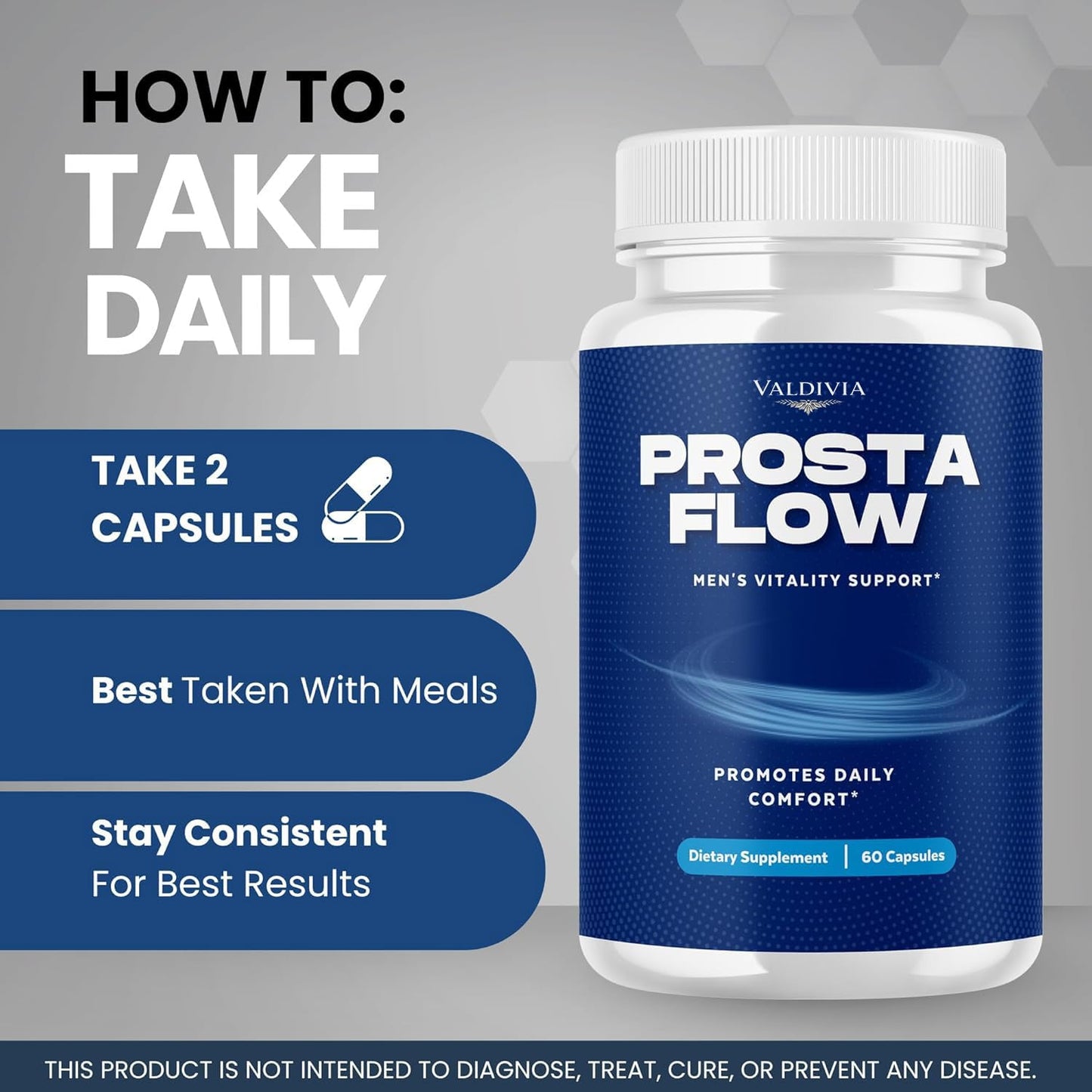 Valdivia ProstaFlow Prostate Health Supplement 60 Capsules