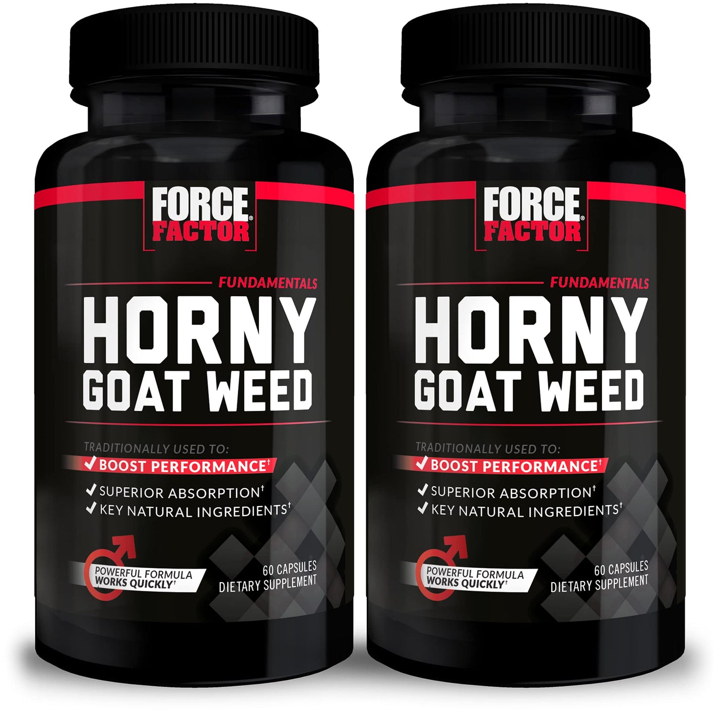 Force Factor Horny Goat Weed for Men & Women, 750mg, 120 Capsules