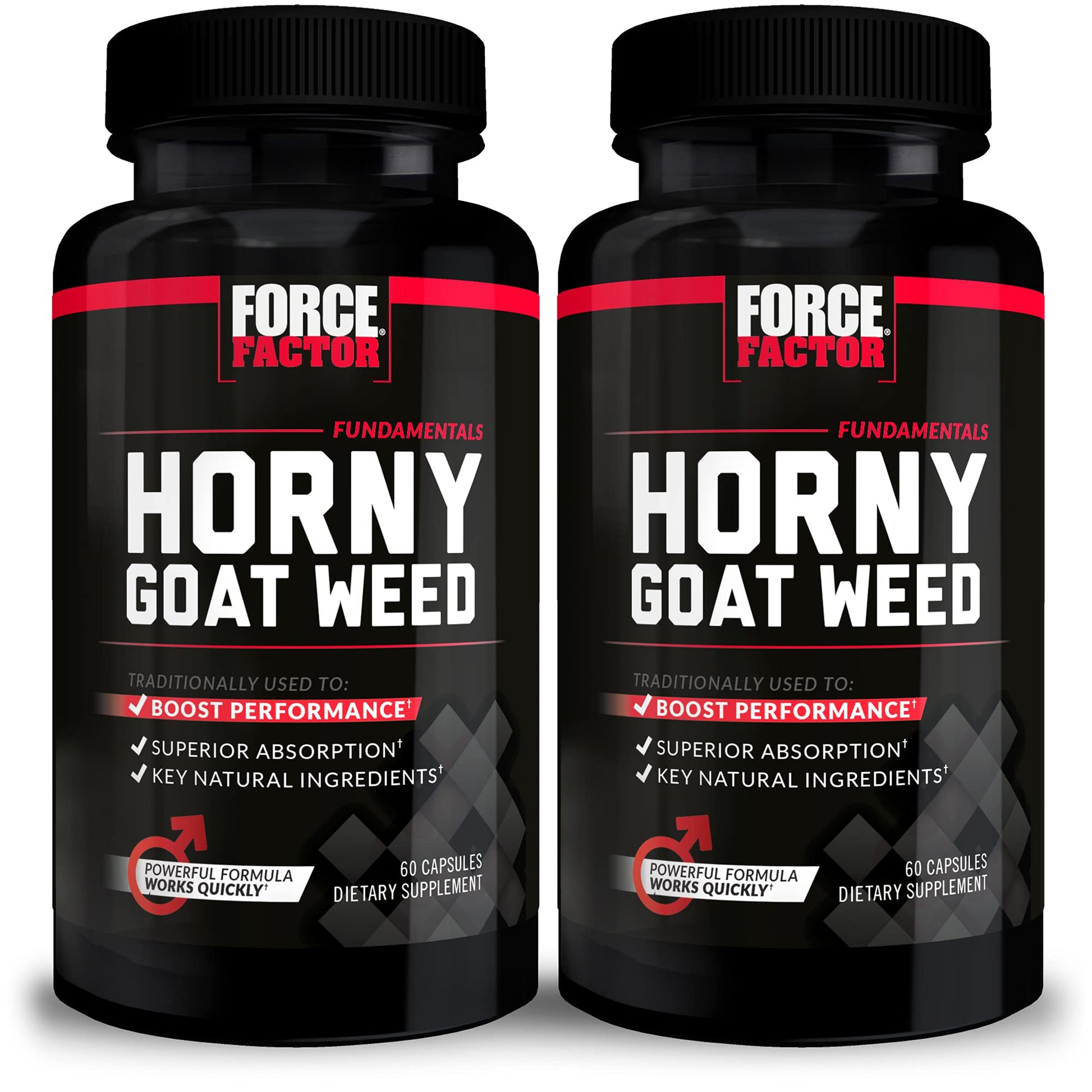 Force Factor Horny Goat Weed for Men & Women, 750mg, 120 Capsules