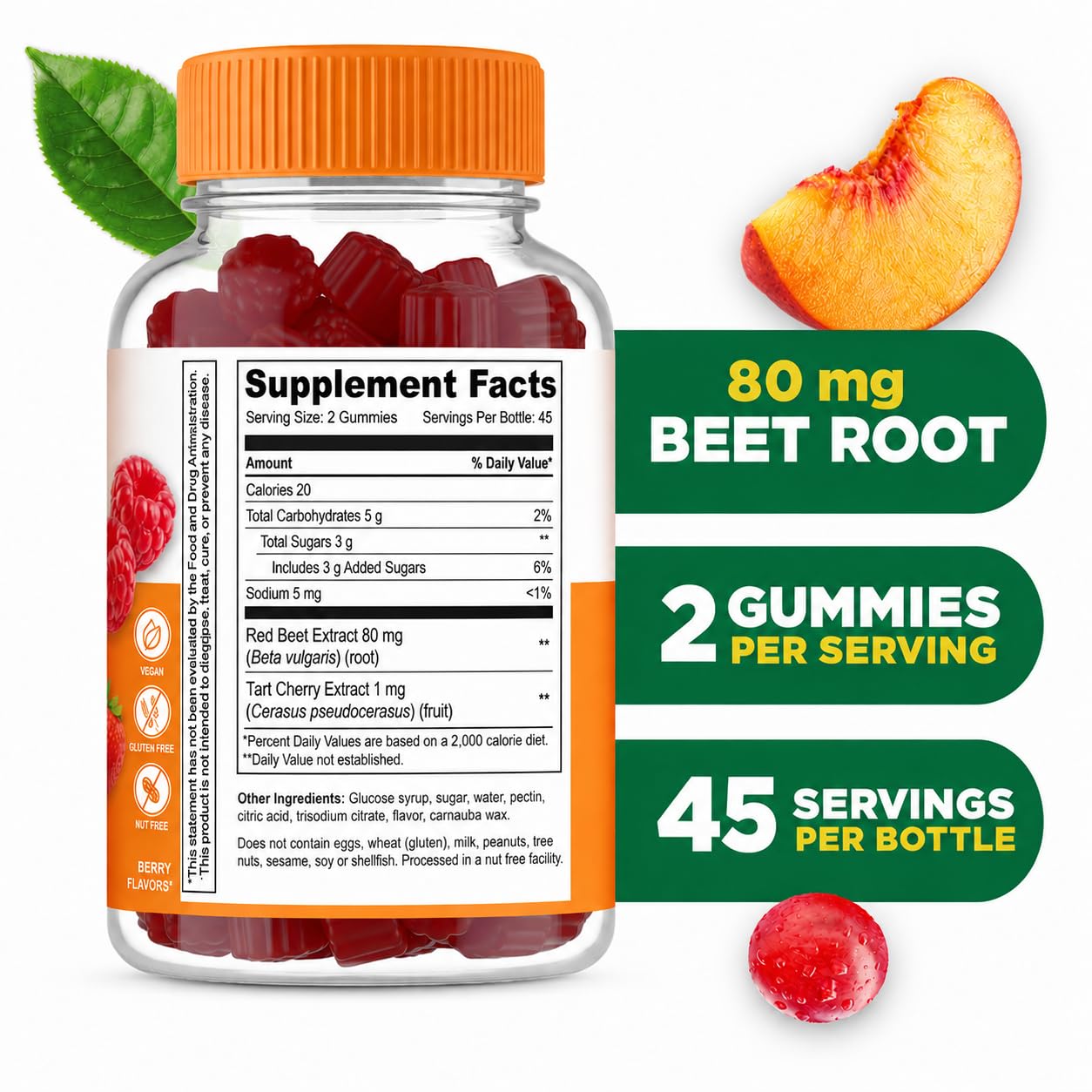 Lifeable Beet Root Gummies 90 Count