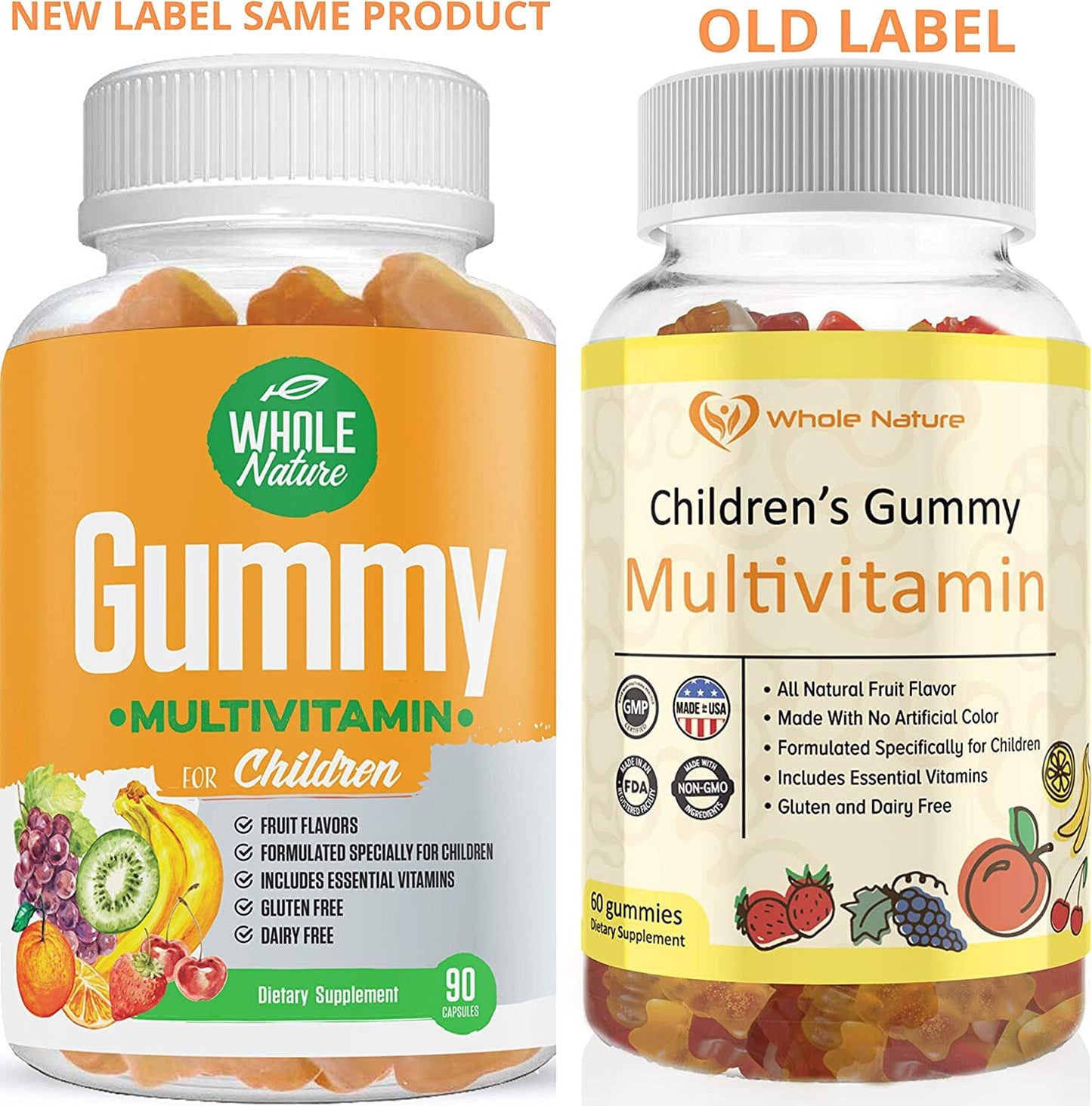 Whole Nature Kids Vitamins Gummy 90 Count