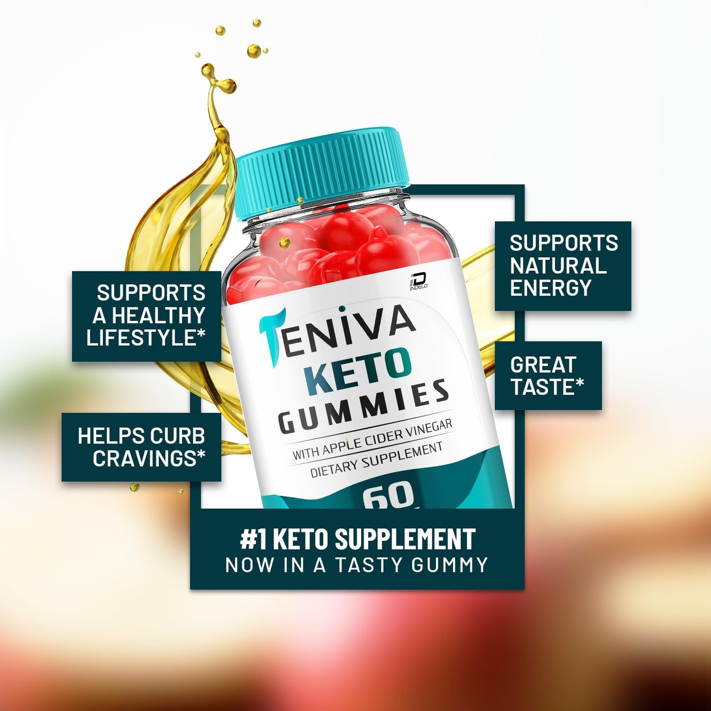 Indelo Teniva ACV Gummies 180 Gummies