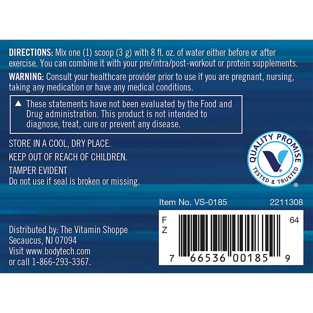 BodyTech L-Arginine AKG 3000MG Powder 6.35 Ounces