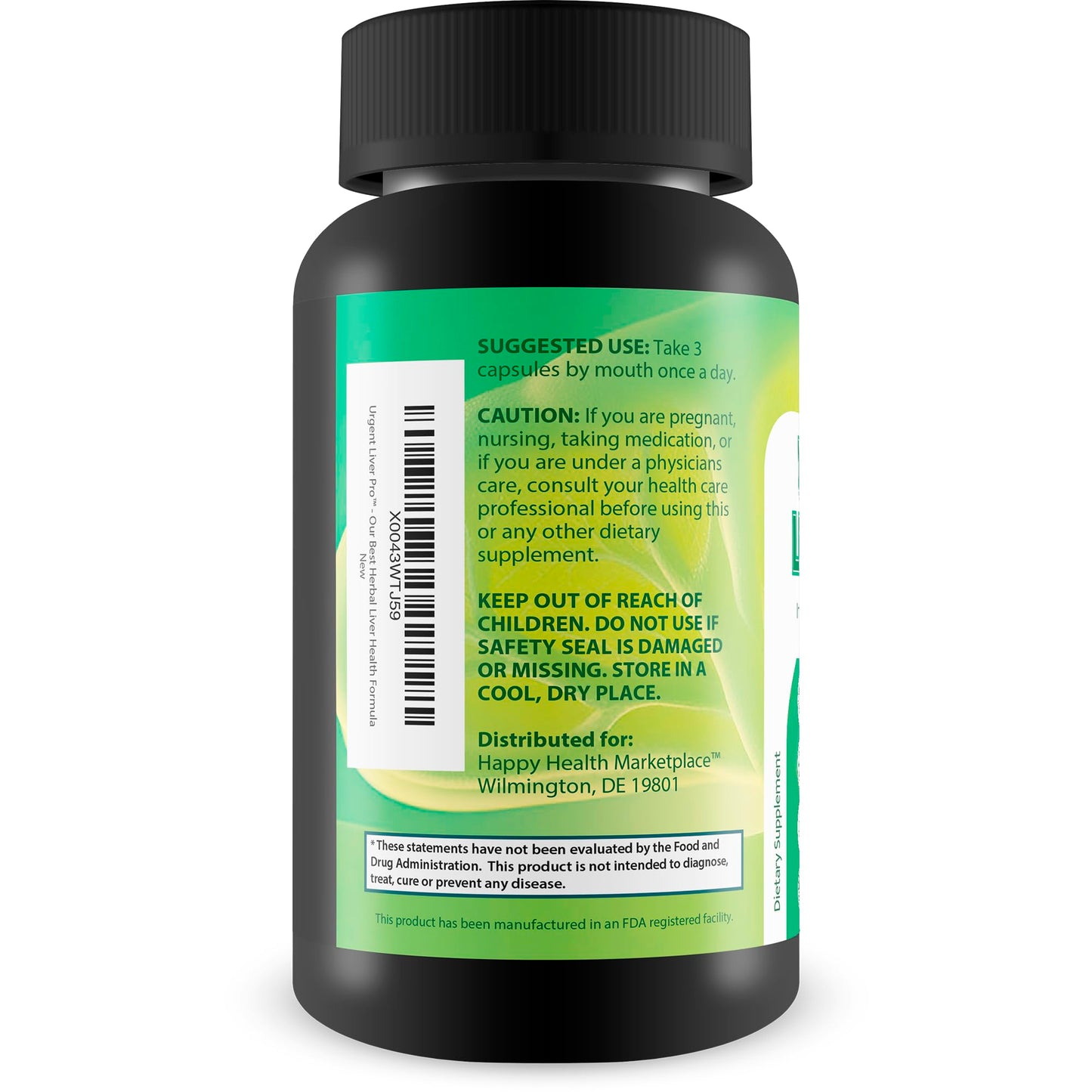 Happy Health Marketplace Urgent Liver Pro Capsule 90 Count