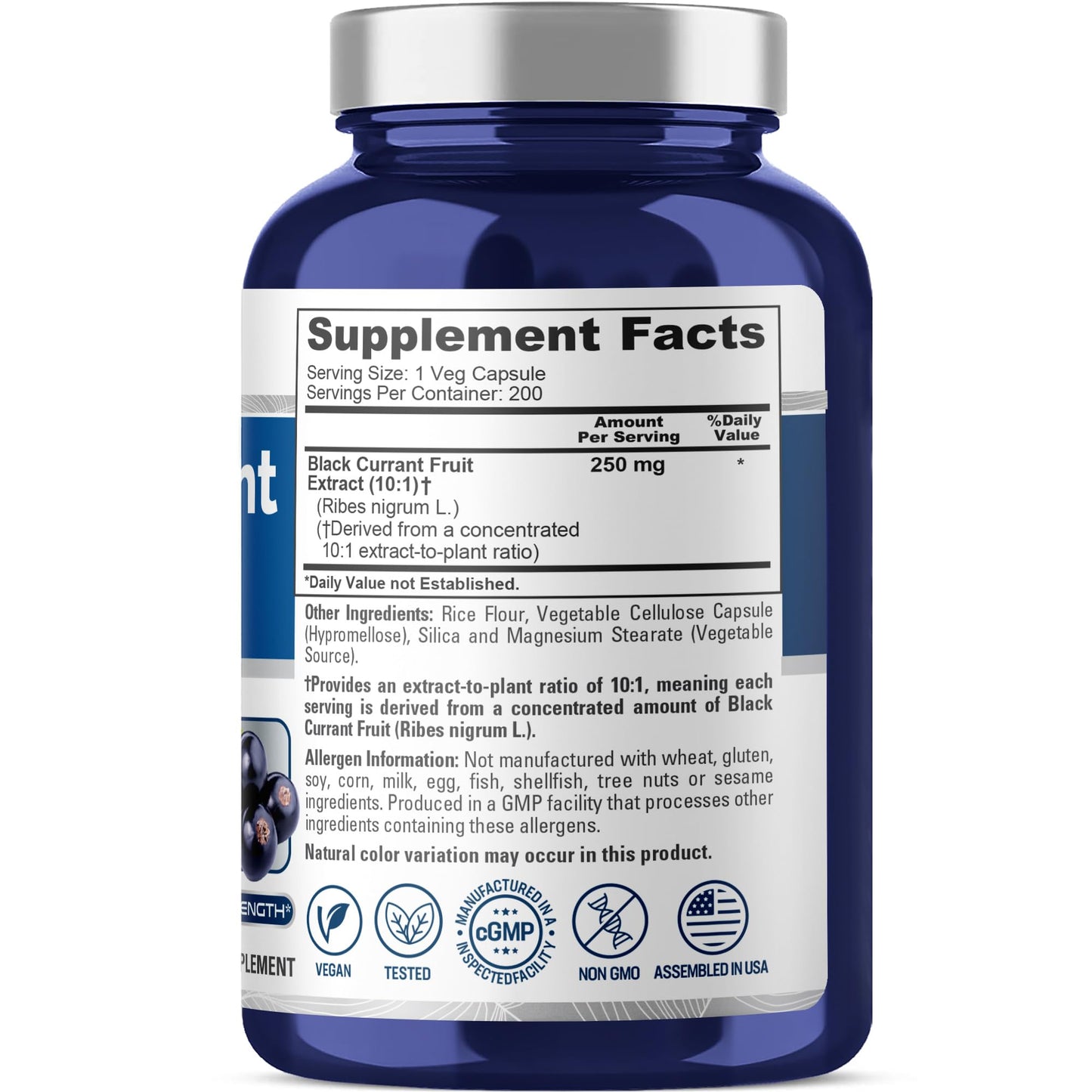 NusaPure Black Currant Oil Capsules 200