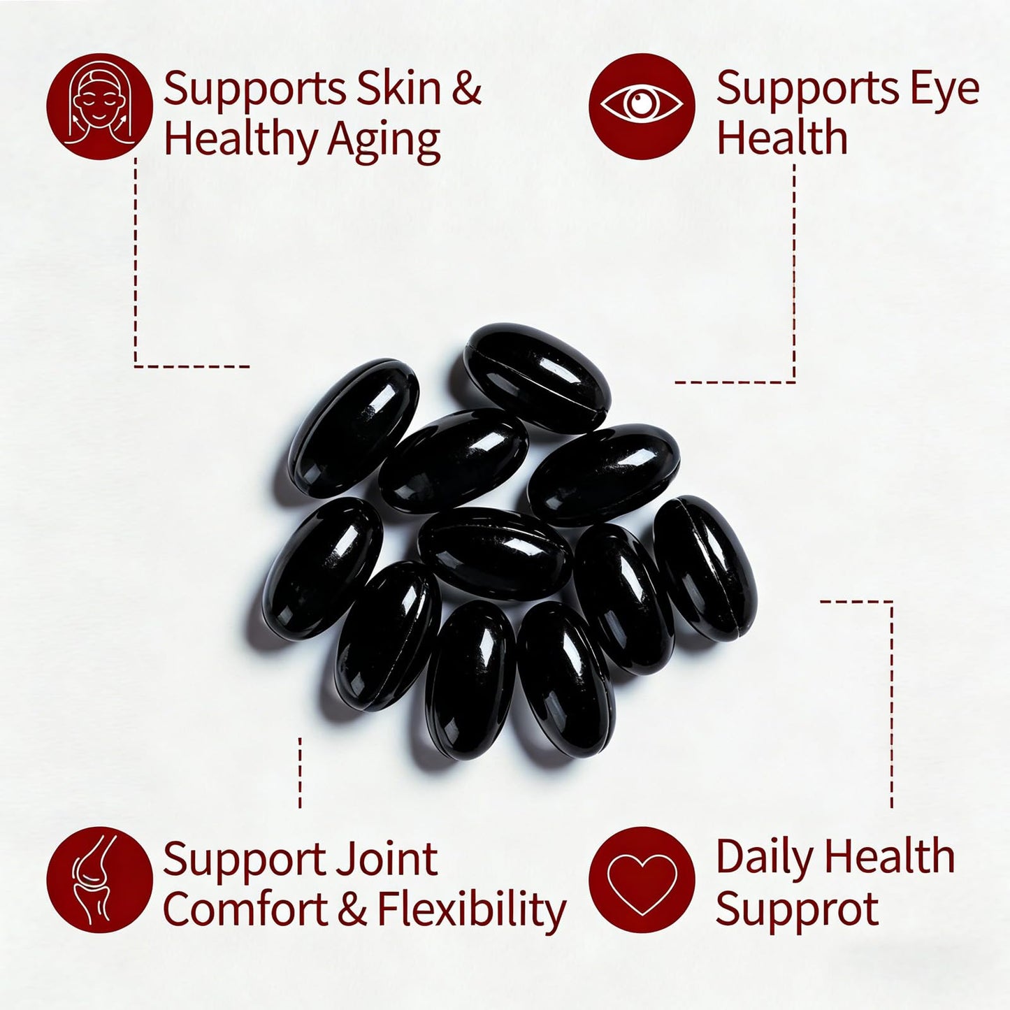 Belano's Astaxanthin 12mg Softgels, Premium Astaxanthin Antioxidant Supplement, 120 Softgels