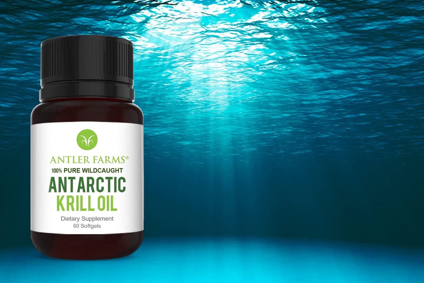 Antler Farms Antarctic Krill Oil Softgels 120 Count