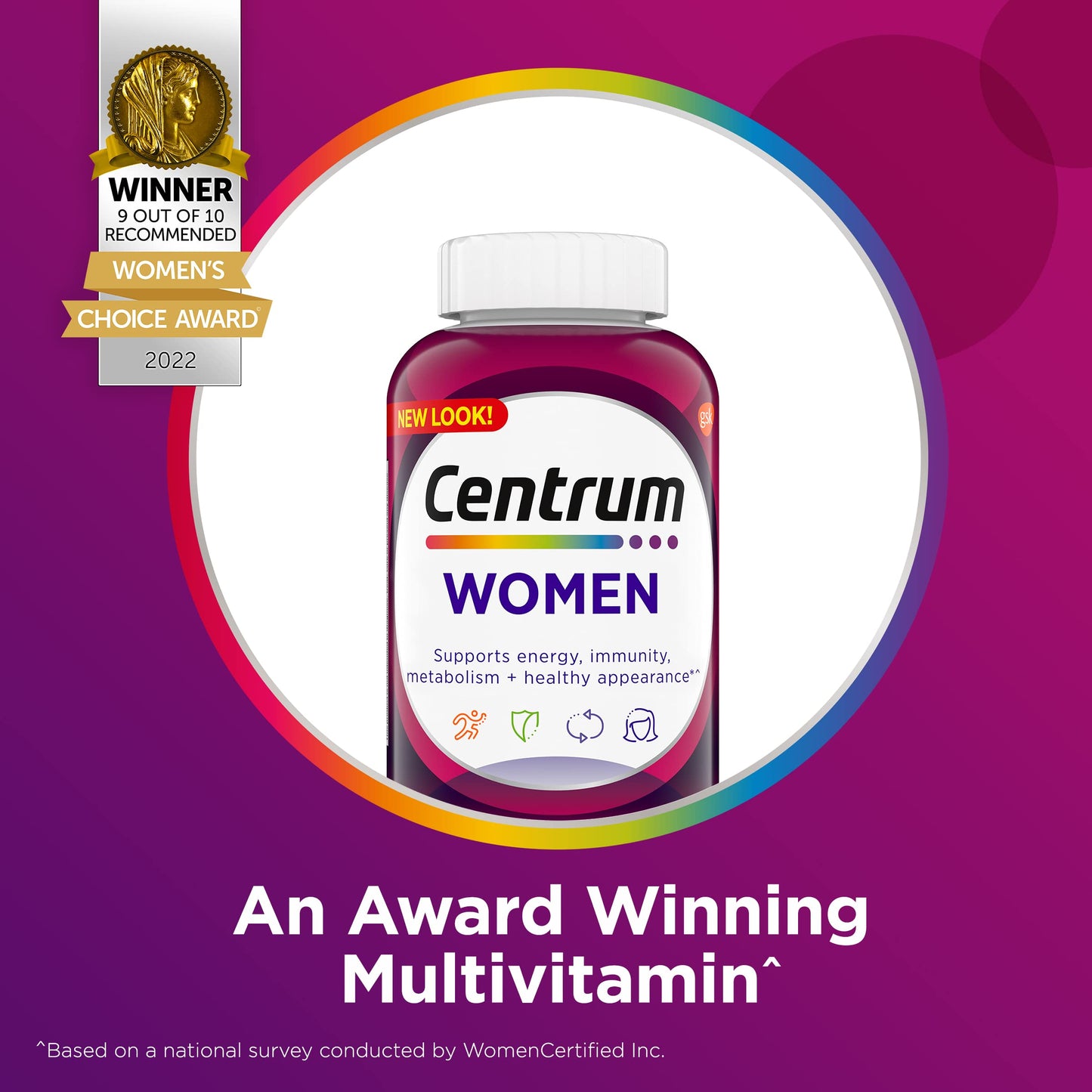 Centrum Multivitamin for Women Tablet 250 Count