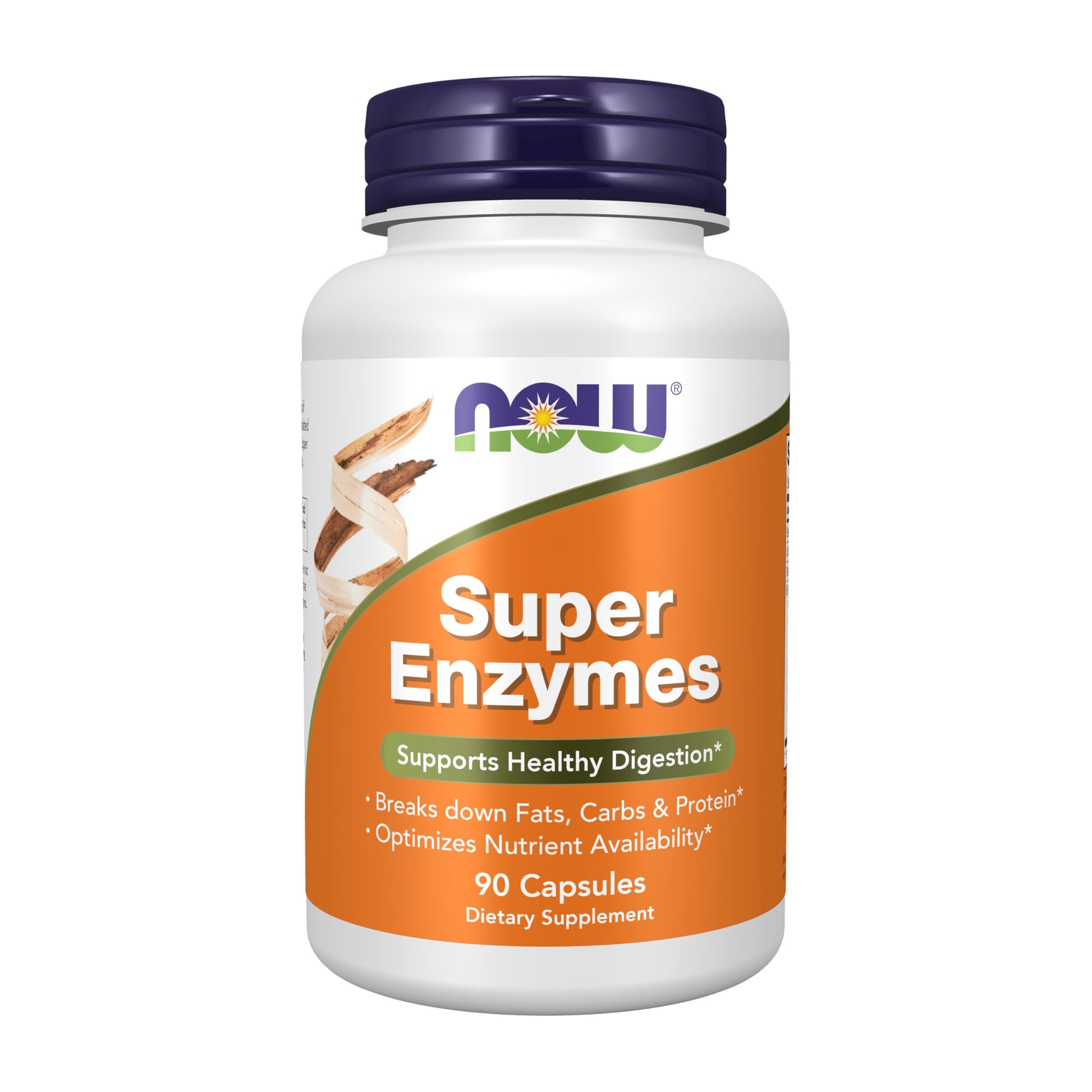 NOW Foods Super Enzymes Capsules, 90 Capsules