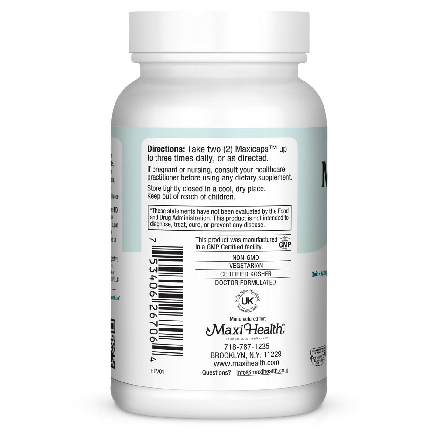 Maxi Health Maxi Max Relax Capsules 60 Count