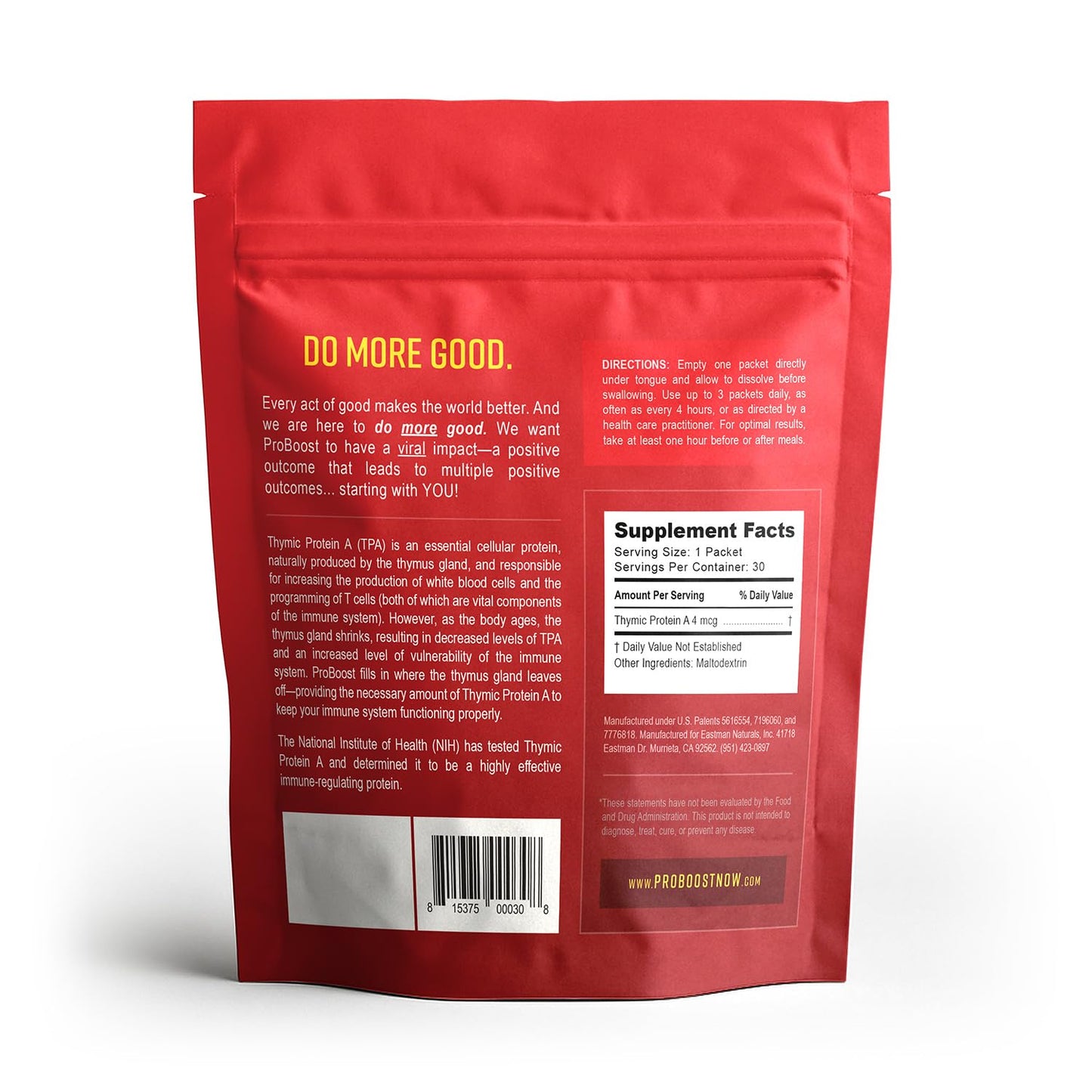 ProBoost Thymic Protein A Powder Packets, 30 Packets