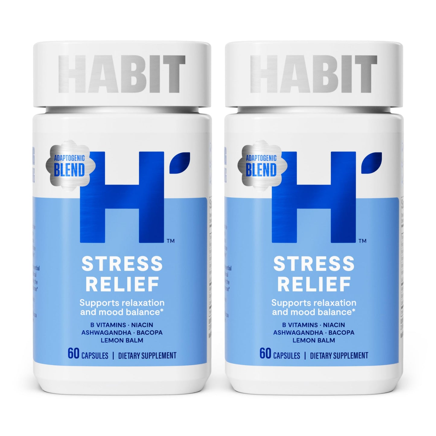 H' Habit Habit Stress Relief Supplement Capsules 120