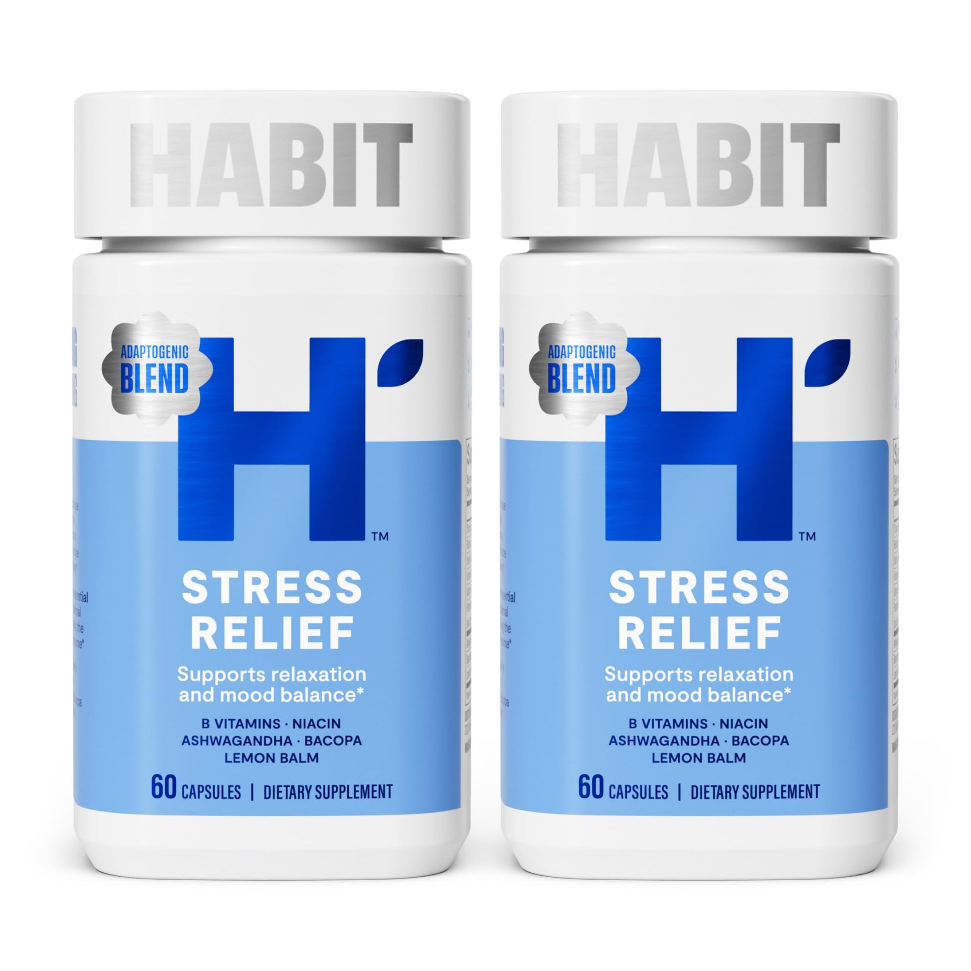 H' Habit Habit Stress Relief Supplement Capsules 120