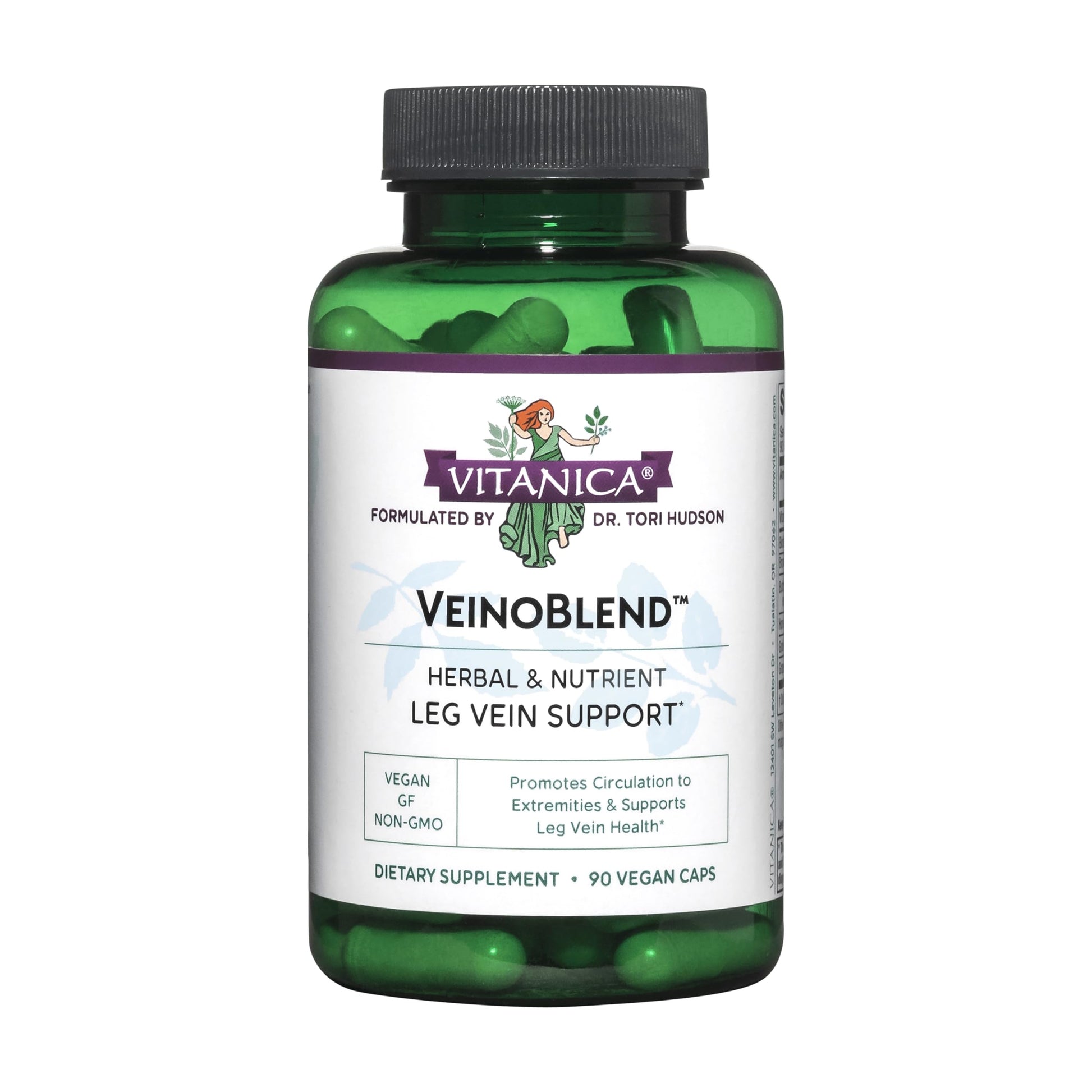 Vitanica VeinoBlend Circulation Supplement for Blood Flow, 90 Capsules