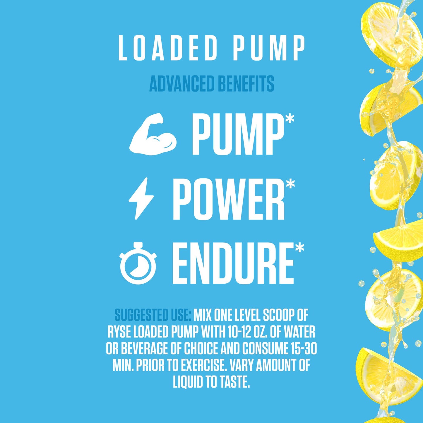 RYSE Up Supplements Ryse Loaded Pump Pre Workout Powder 11.3 Ounce
