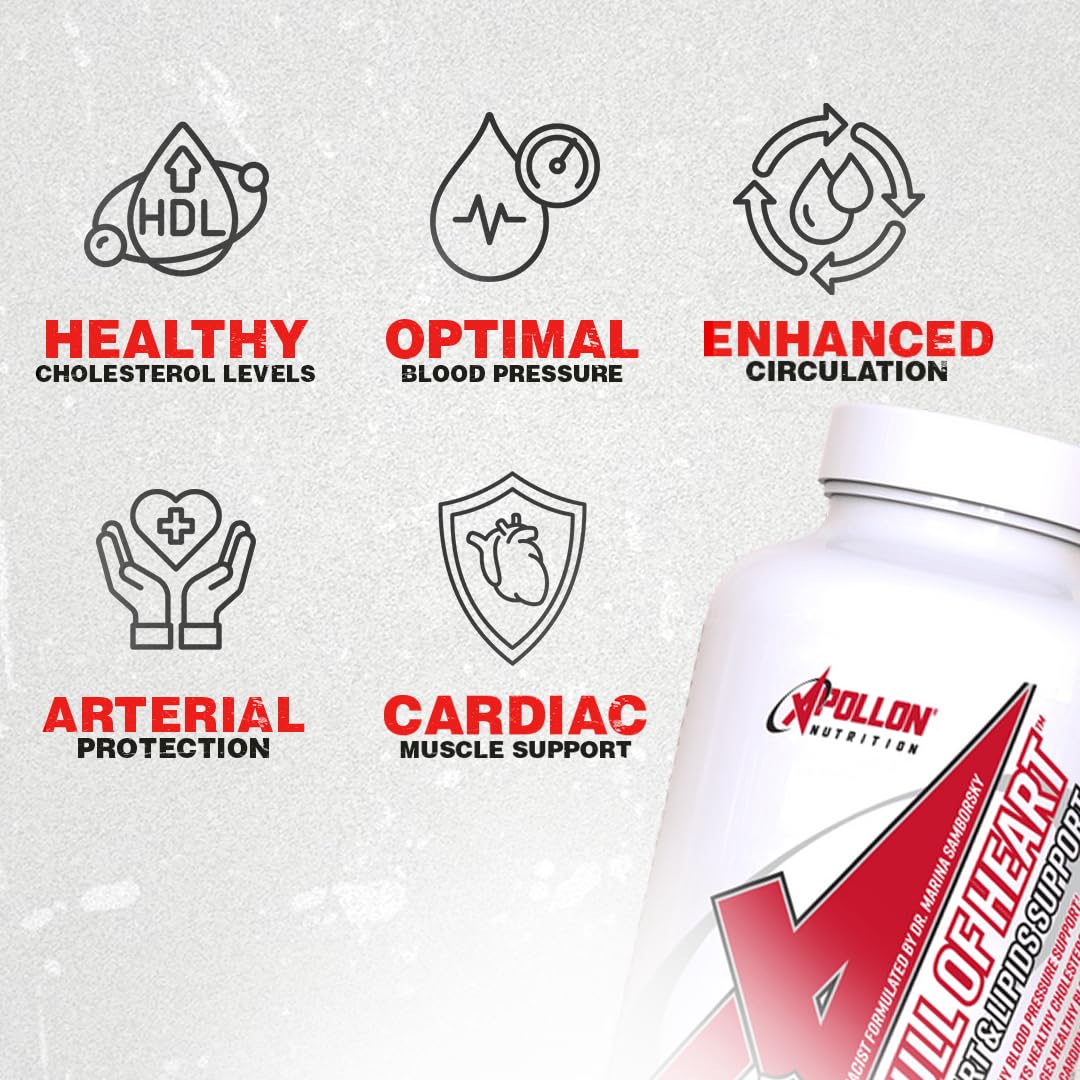Apollon Nutrition Full of Heart – Comprehensive Cardiovascular Support Capsules 240