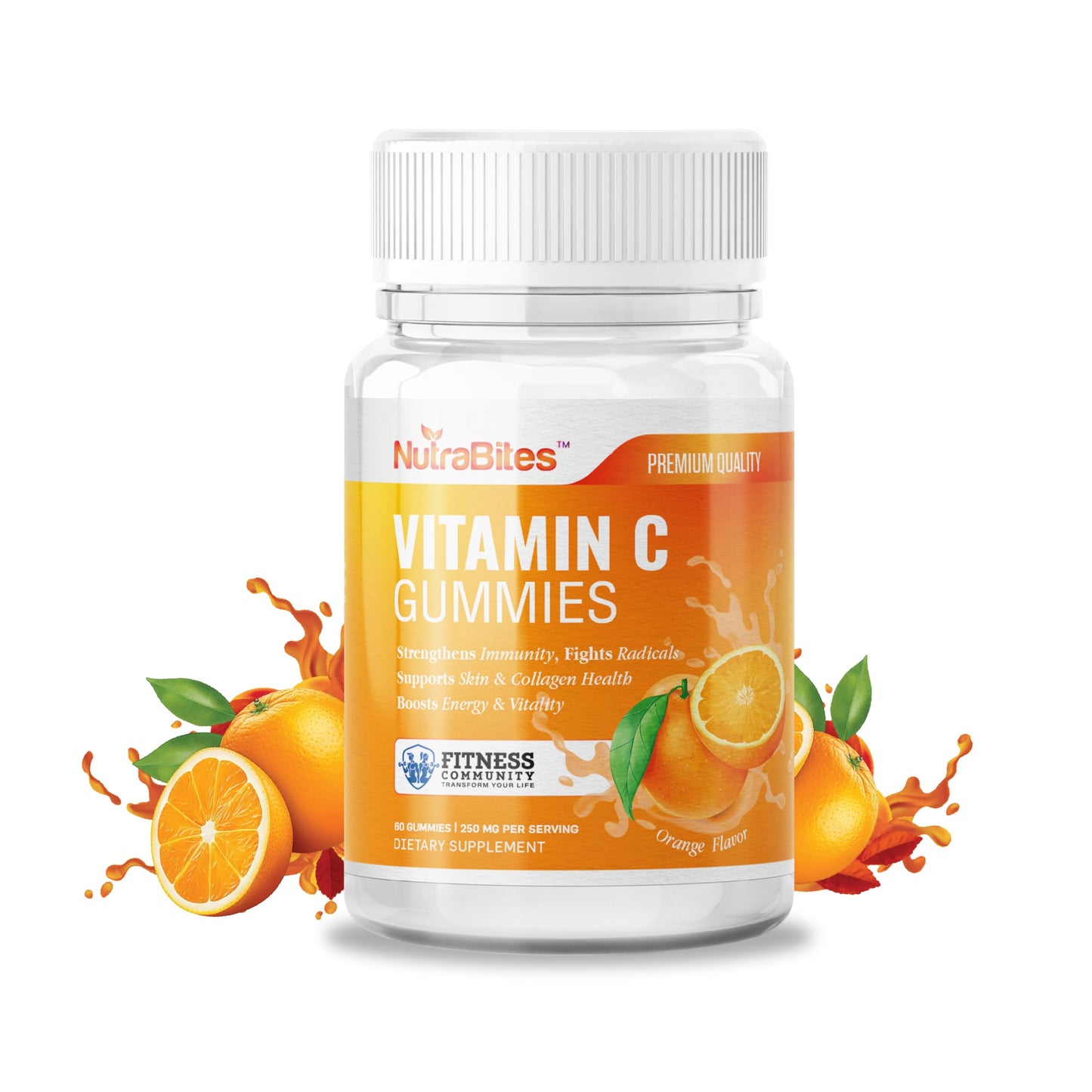NutraBites Vitamin C Gummies for Adults 60 Count