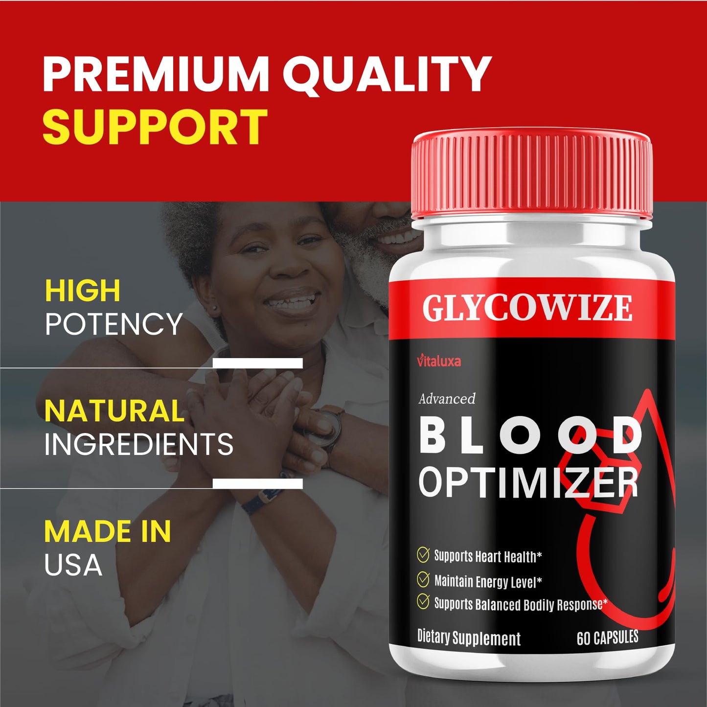Vitaluxa Glycowize Capsules 180 Count