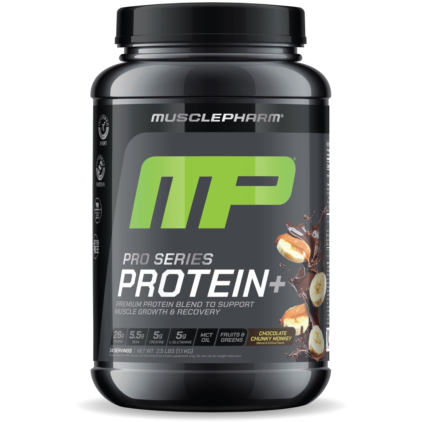 Muscle Pharm Pro Series Protein+ Whey Protein Powder, 2 lb