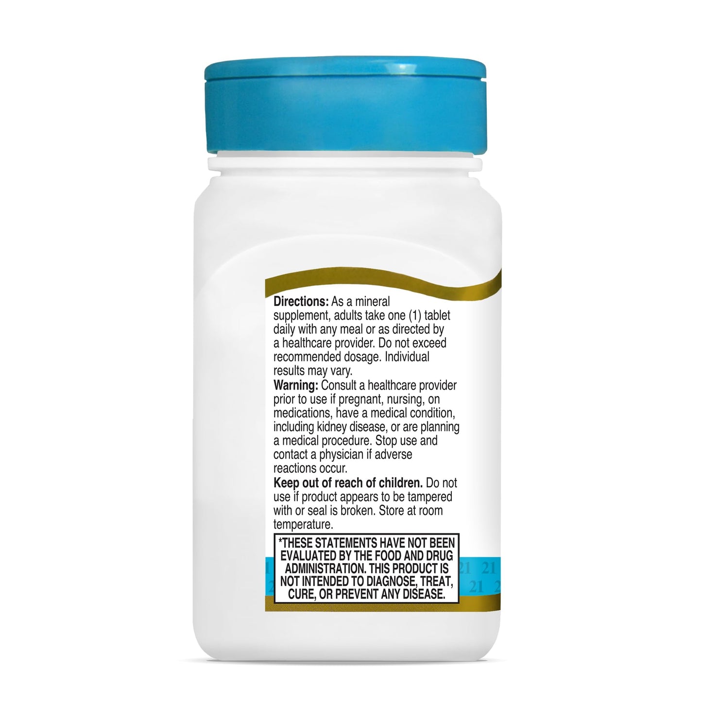 21st Century Magnesium 250 mg Tablet, 110 Count