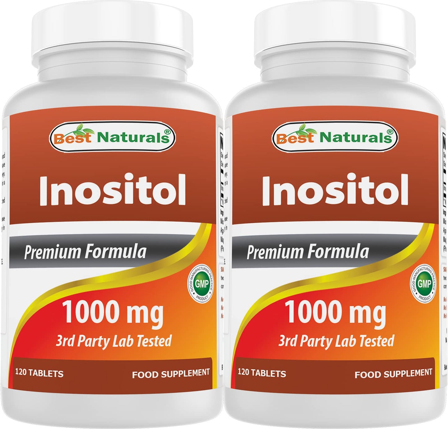 Best Naturals Inositol 1000 mg Tablet, 120 Count