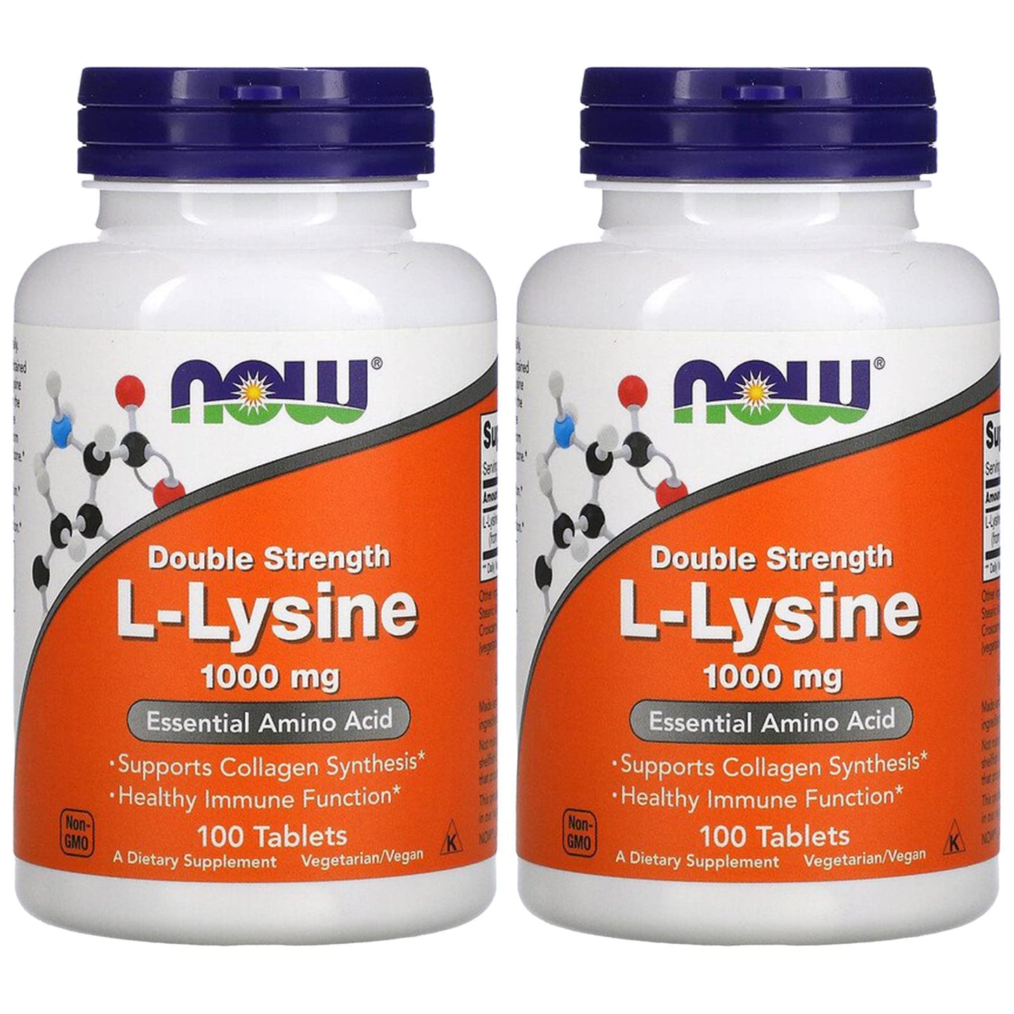 NOW Foods L-Lysine 1000mg Tablets, 200 Count