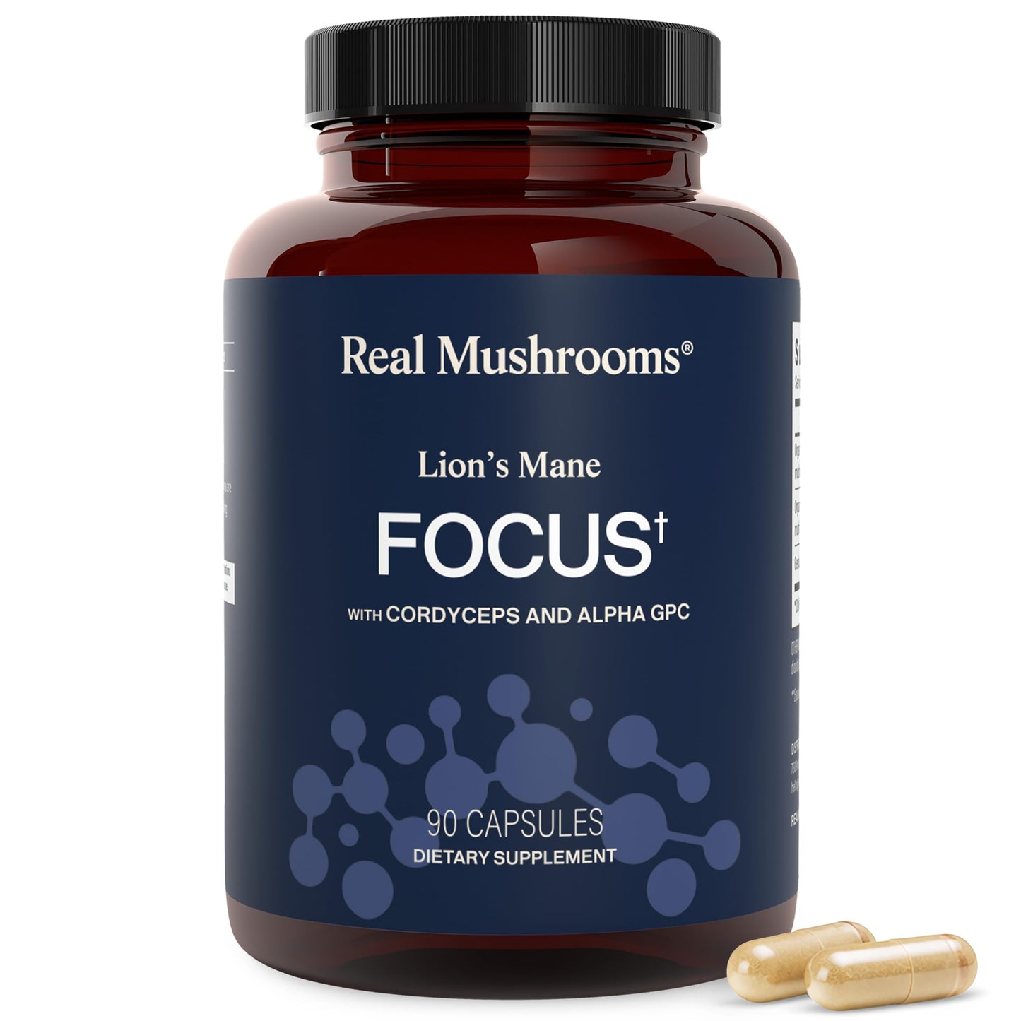 Real Mushrooms Lion’s Mane Focus Capsules 90 Count